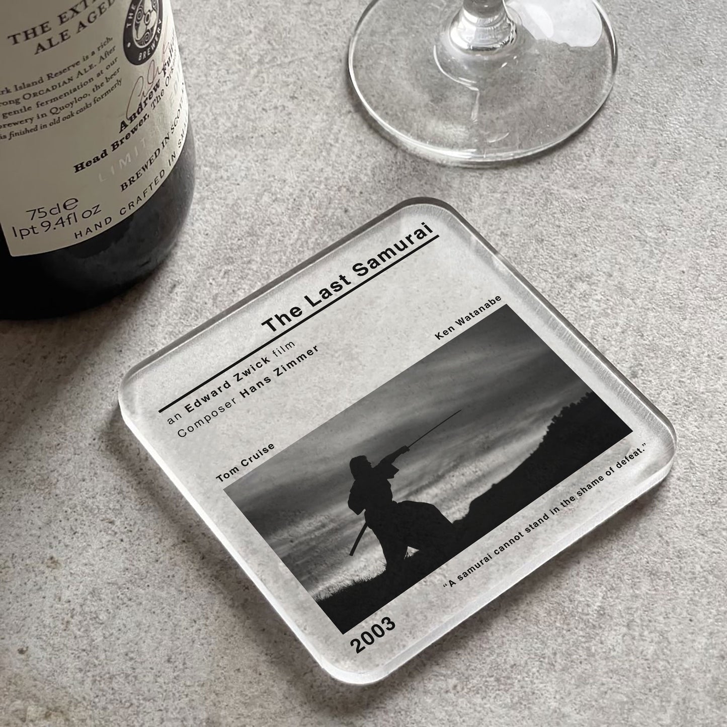 The Last Samurai Movie Film Coaster