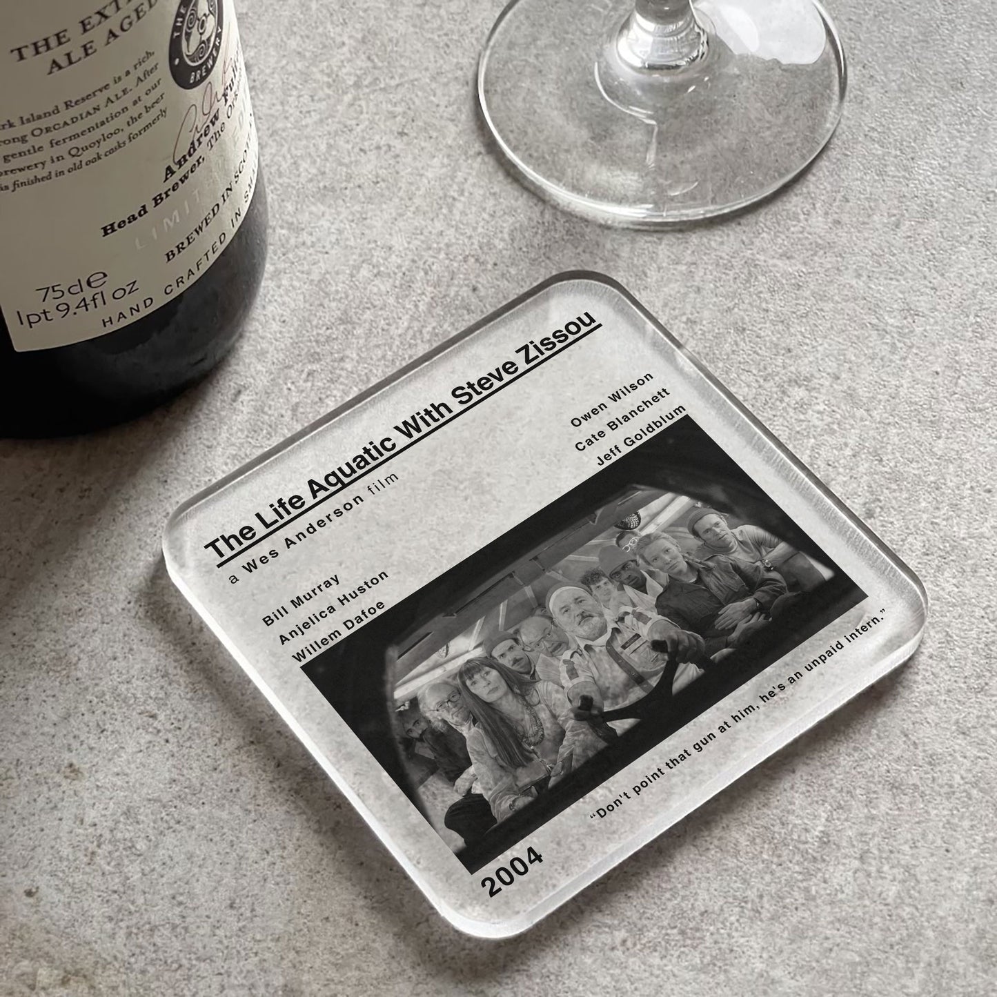 The Life Aquatic With Steve Zissou Movie Film Coaster