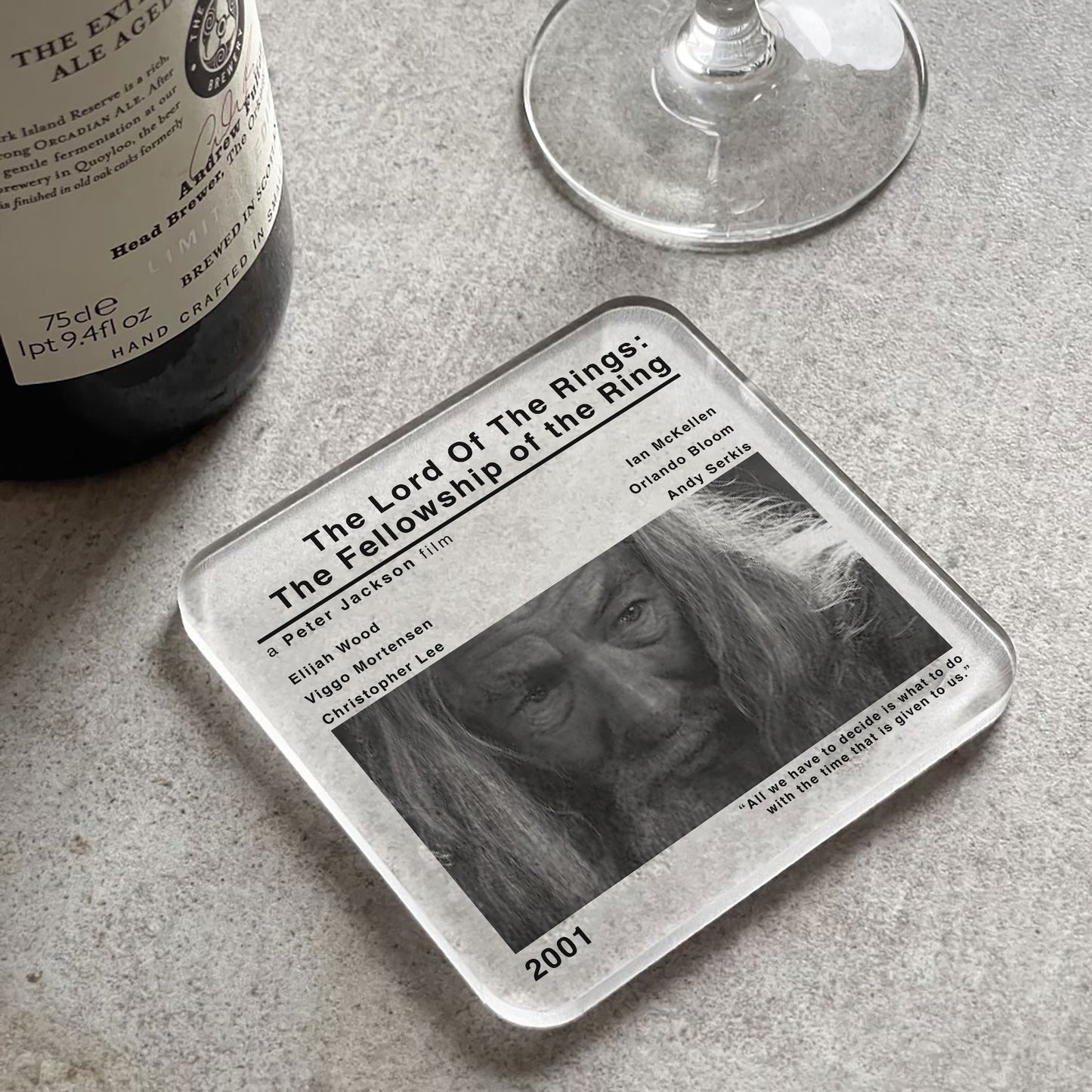 The Lord Of The Rings The Fellowship Of The Ring Movie Film Coaster