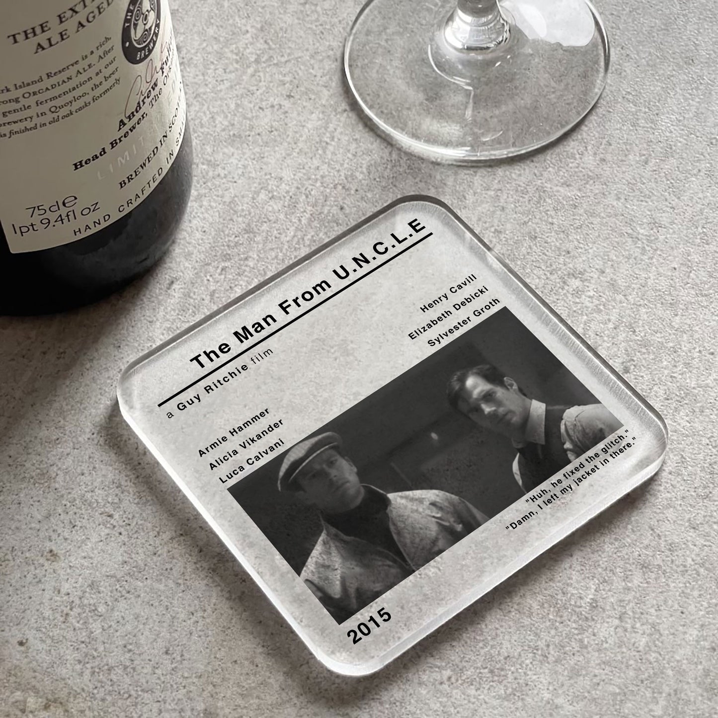 The Man From U.N.C.L.E Movie Film Coaster