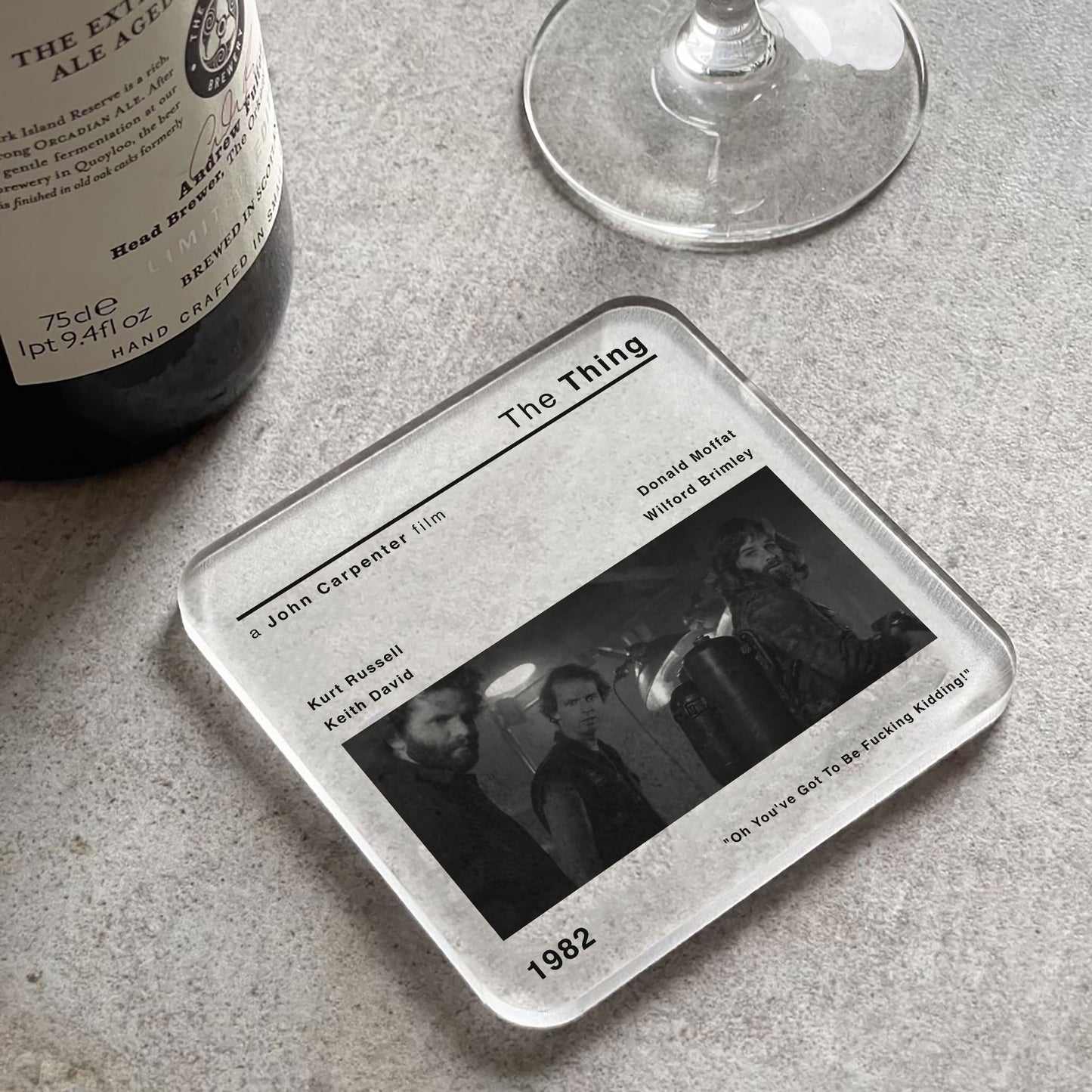 The Thing Movie Film Coaster