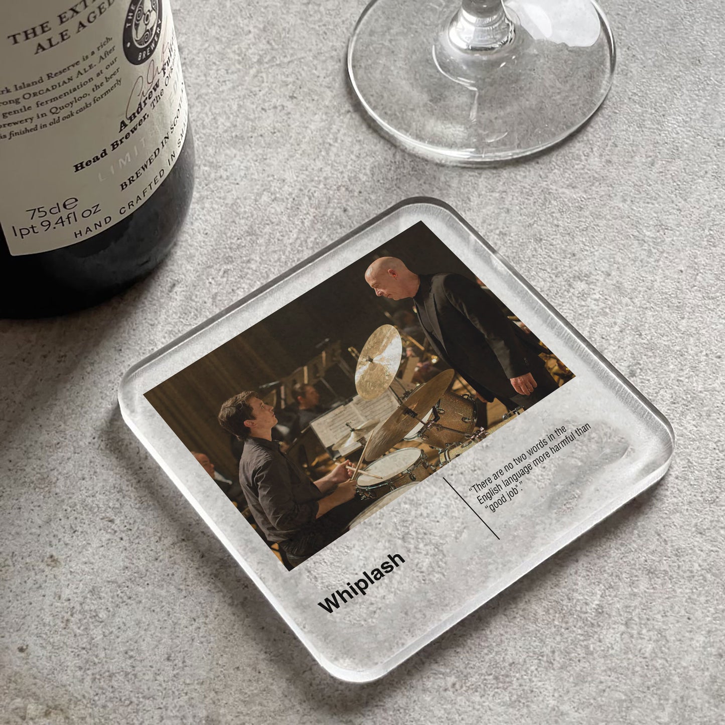 Whiplash Movie Drinks Coaster