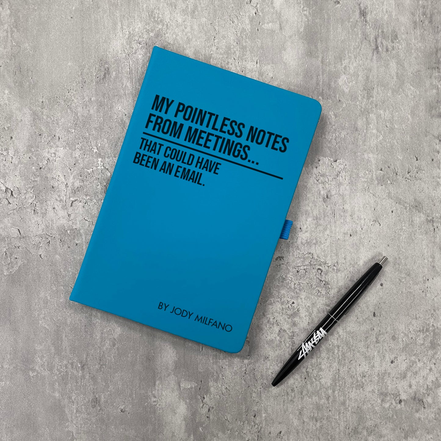 Funny Personalised "Pointless Notes From Meetings" Notebook