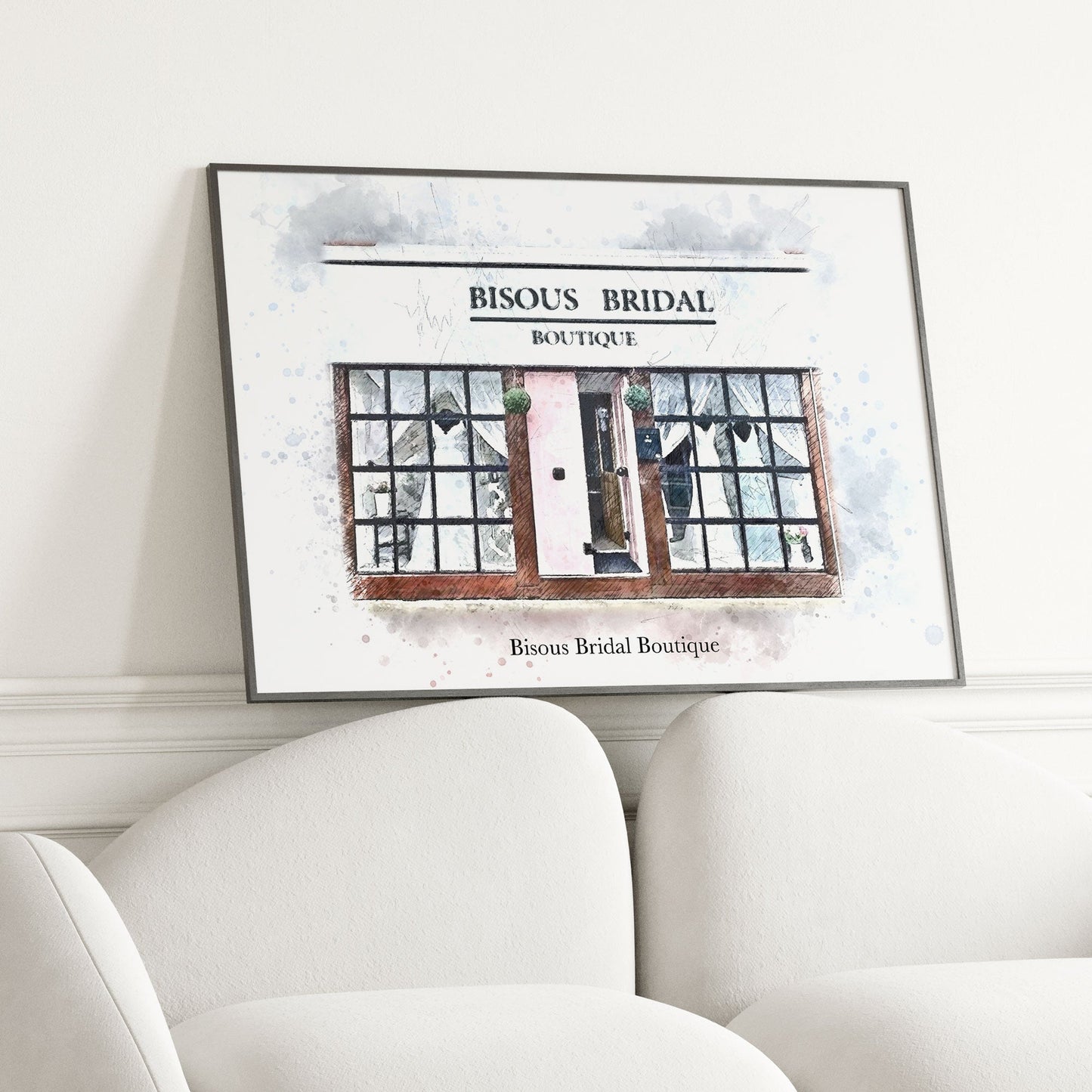 Personalised Watercolour School Portrait