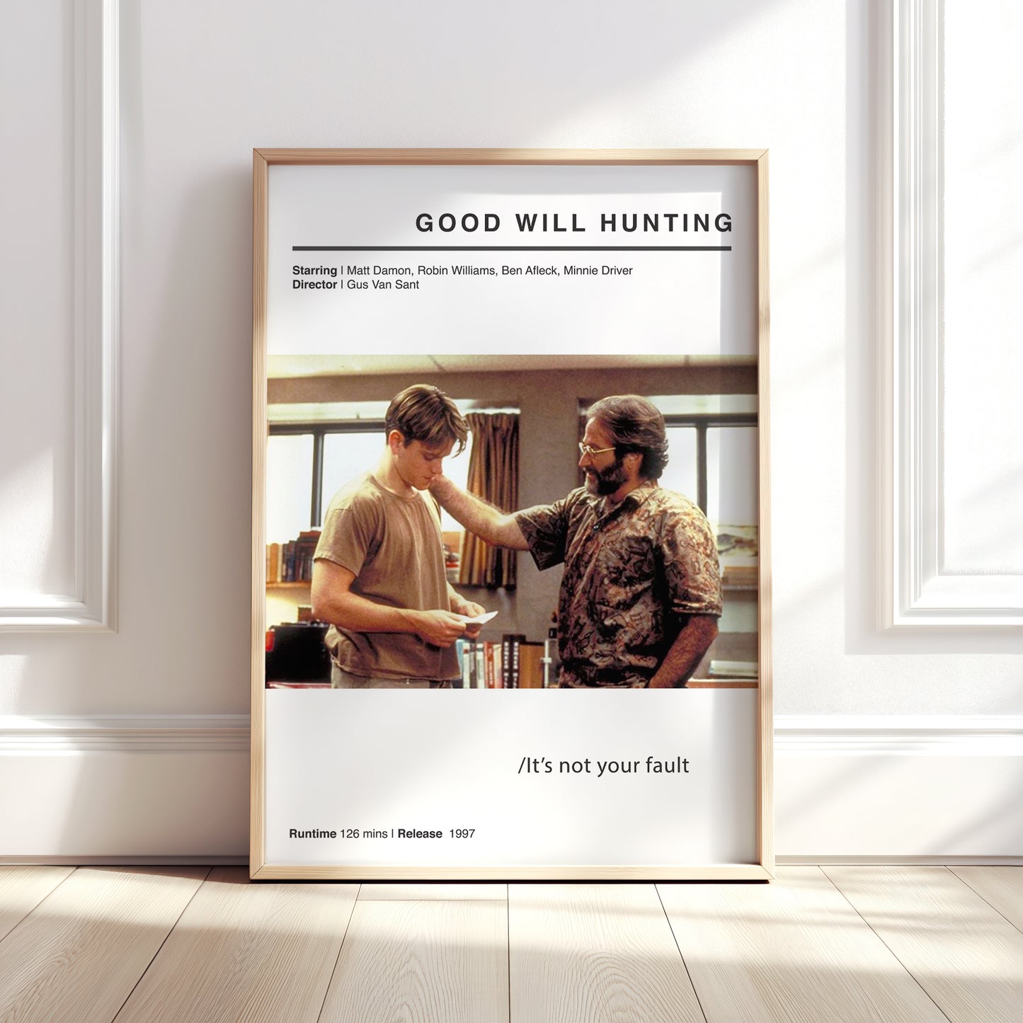 Good Will Hunting Movie Poster