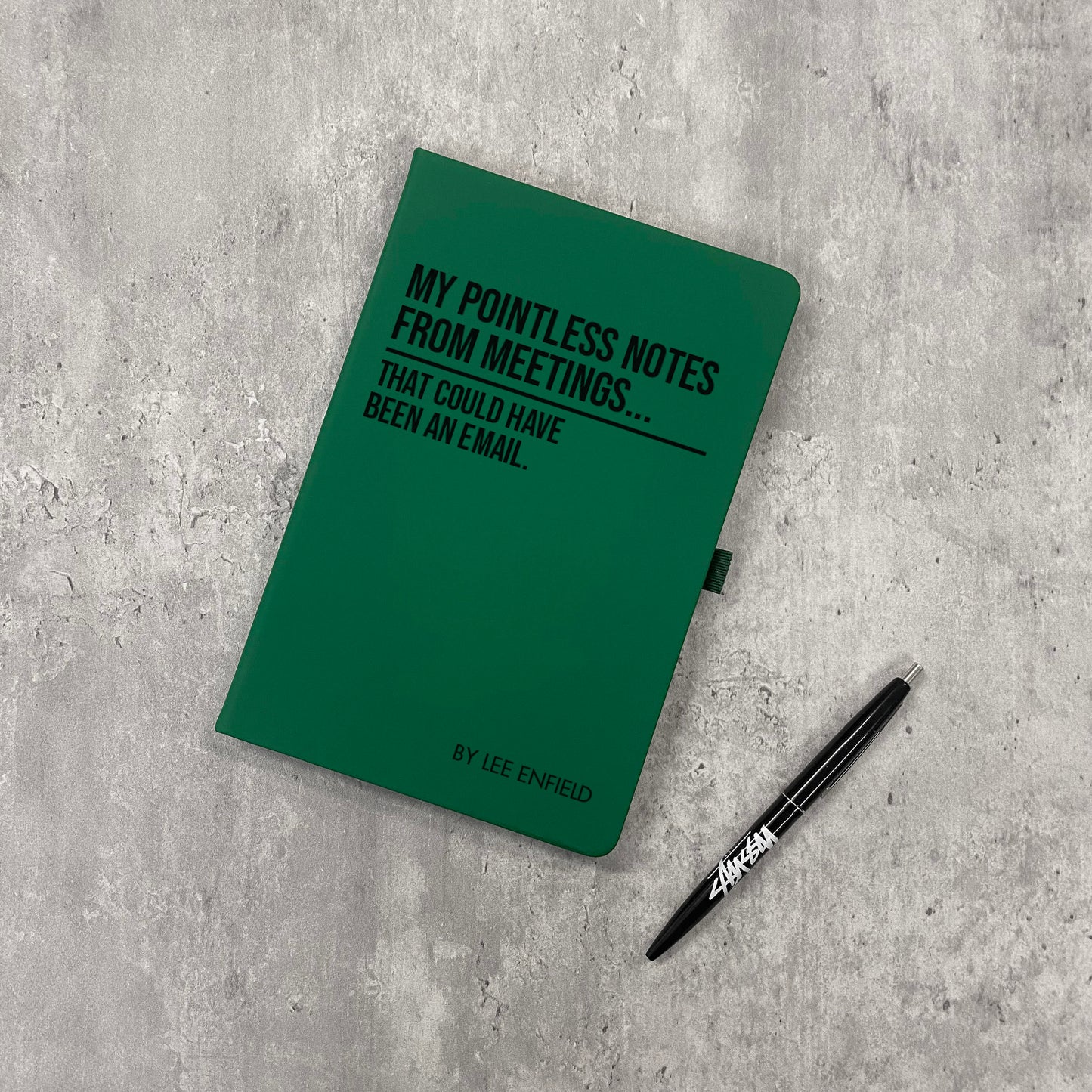 Funny Personalised "Pointless Notes From Meetings" Notebook