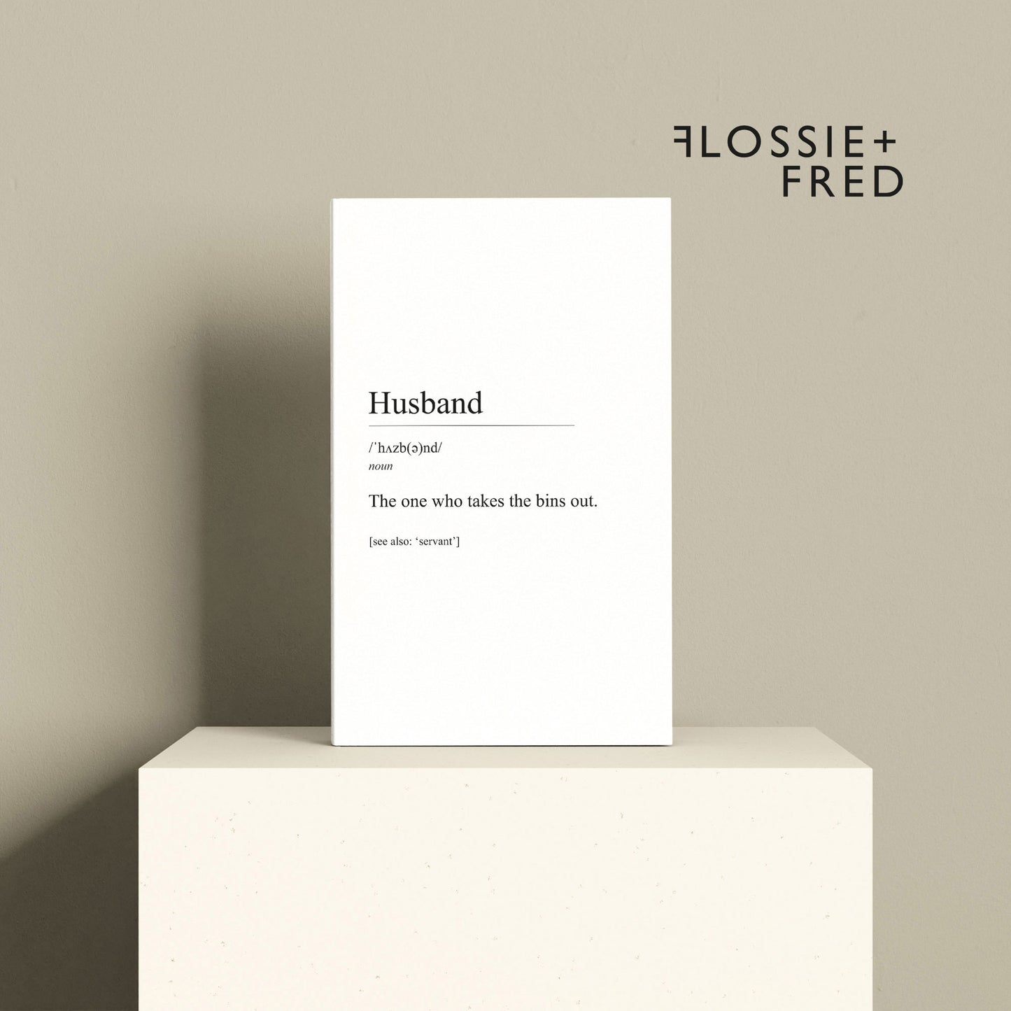 Funny Personalised "Husband" Definition Notebook