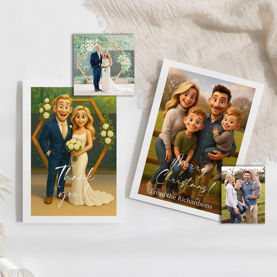 Personalised 3D Animated Cartoon Card