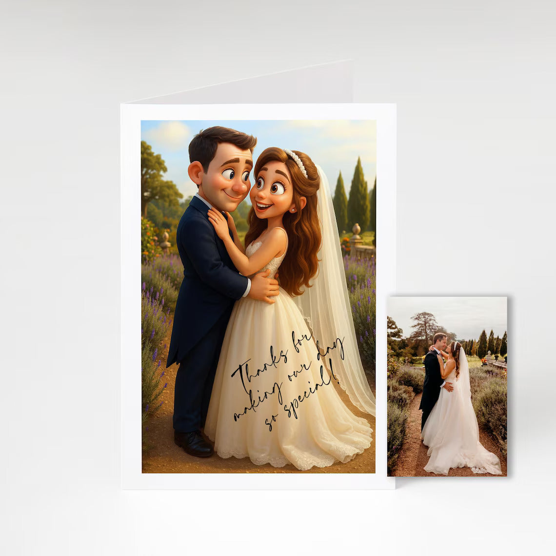 Personalised 3D Animated Cartoon Card