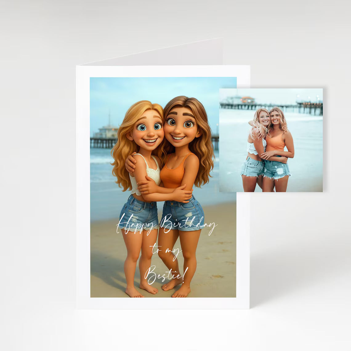 Personalised 3D Animated Cartoon Card