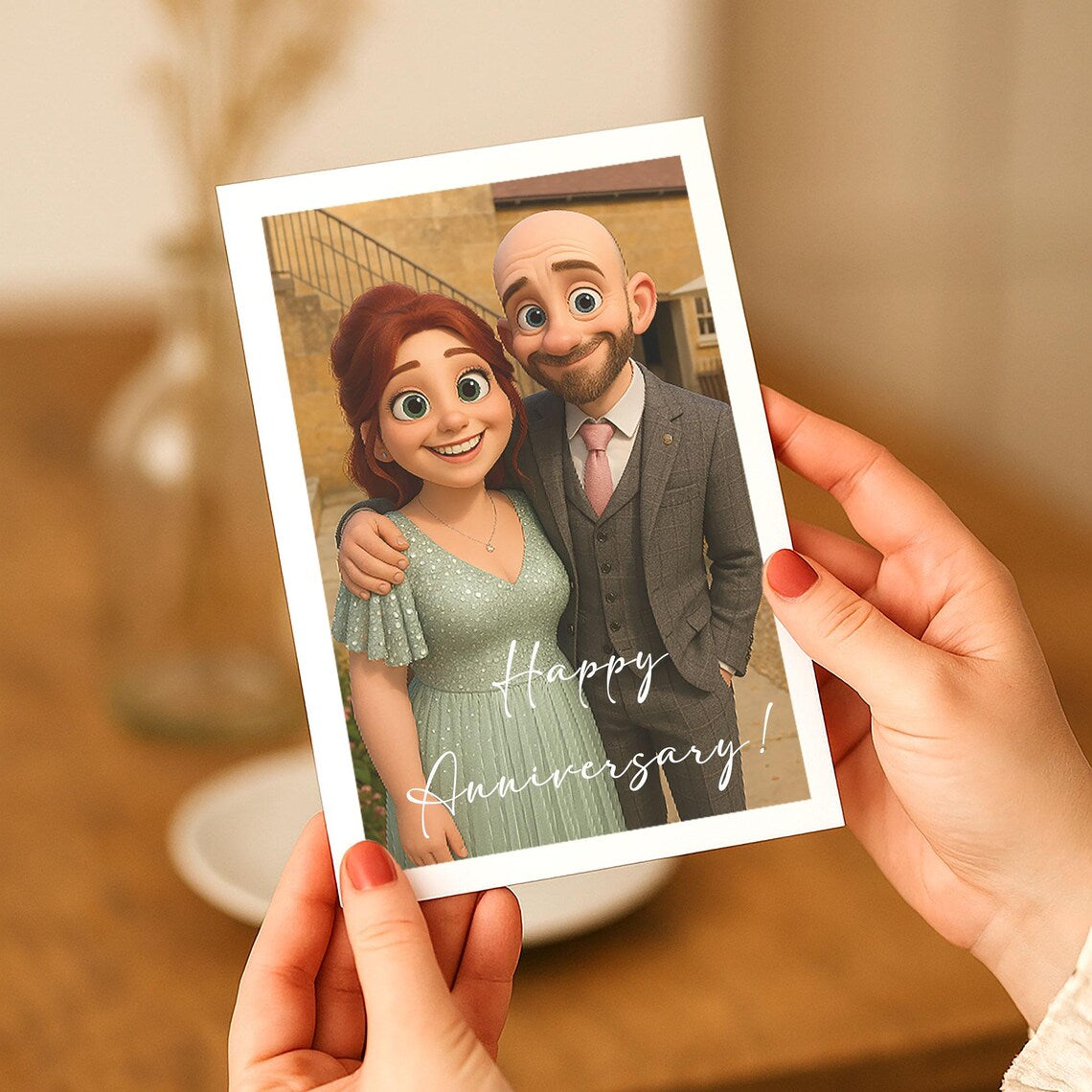 Personalised 3D Animated Cartoon Card