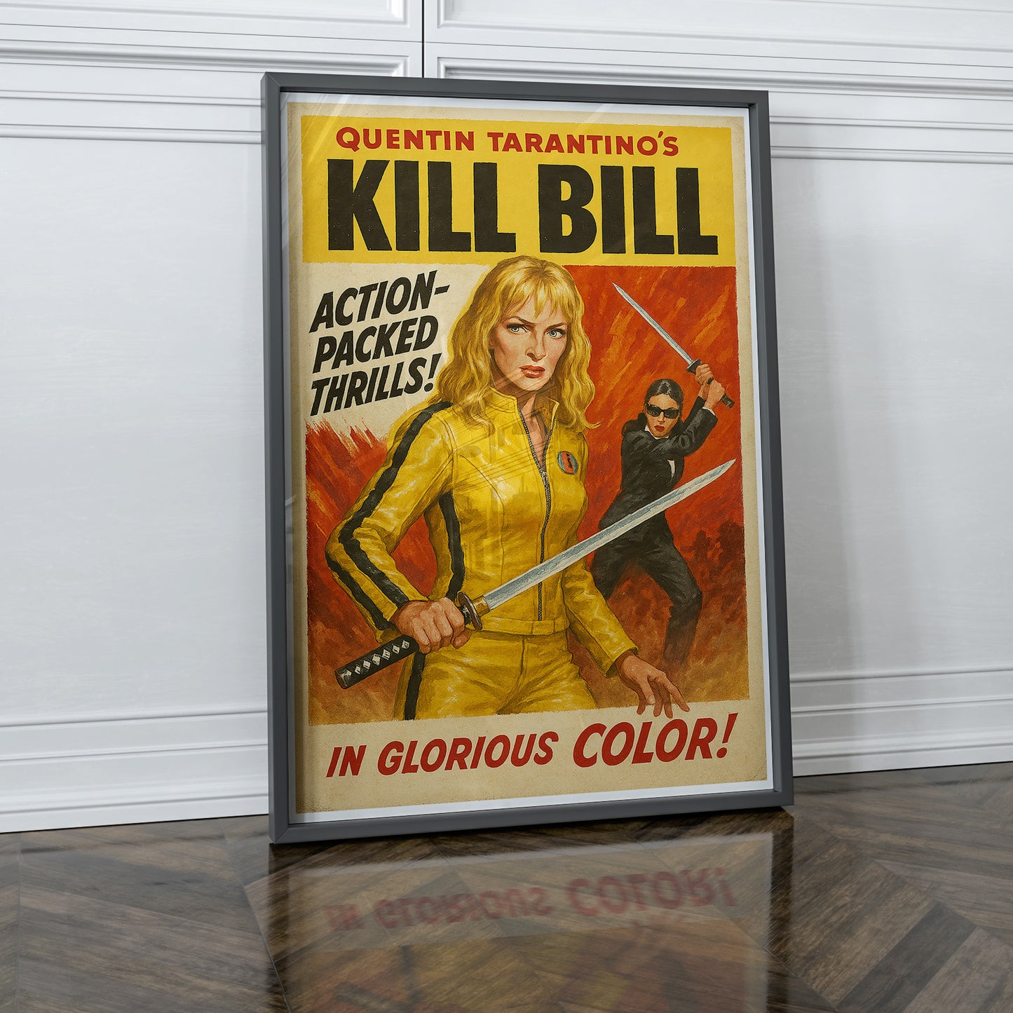Kill Bill: Vol 1 1950's B-Movie Style Wall Poster