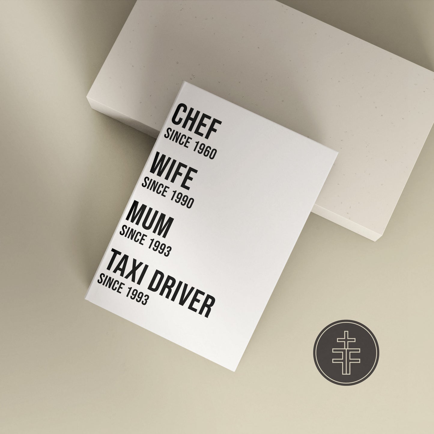 Funny Personalised "Mum Since" Notebook