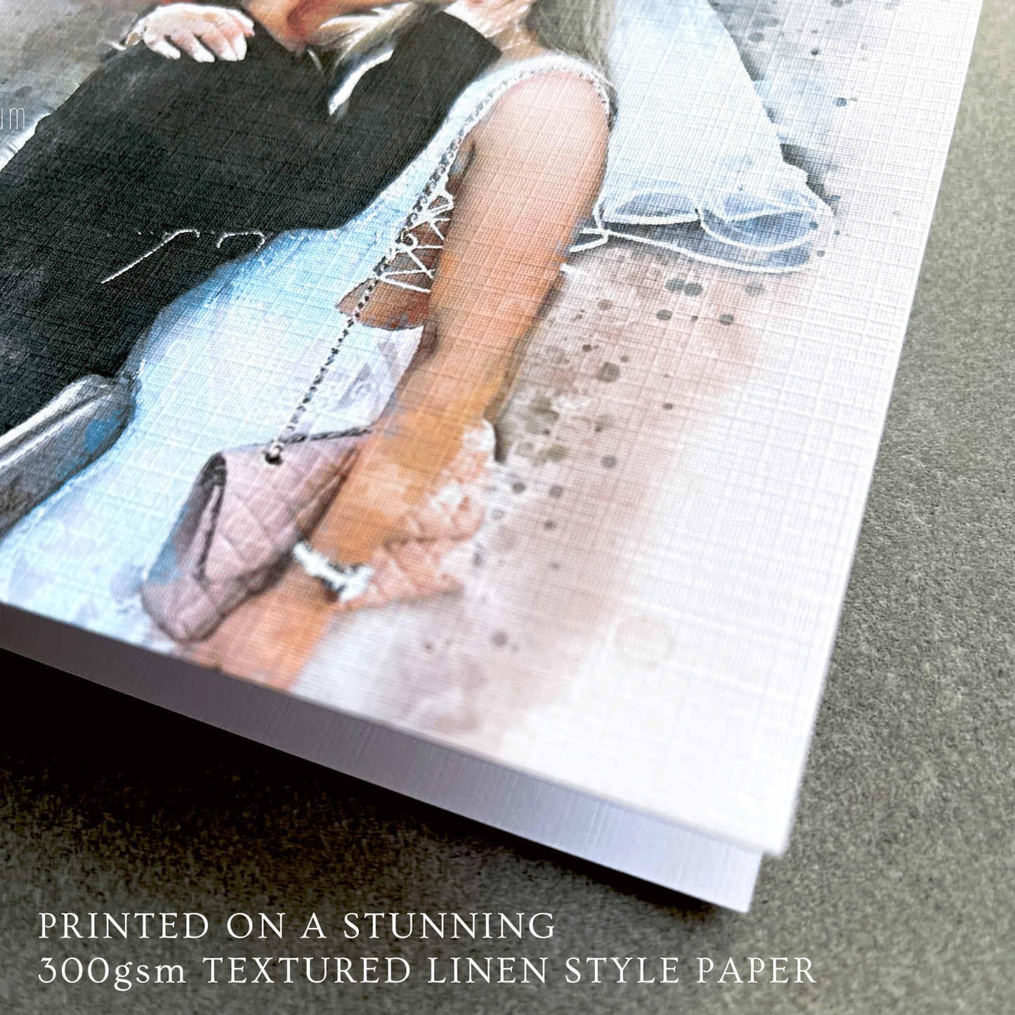 Personalised Watercolour New Home Card