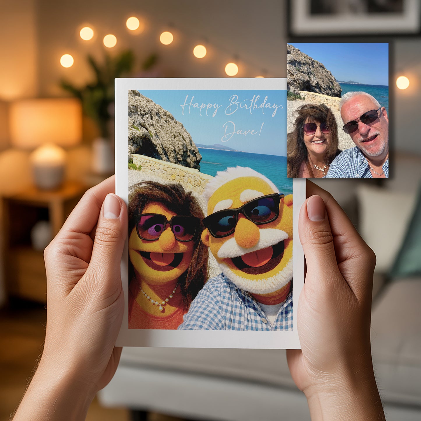 Personalised 3D Animated Puppet Card