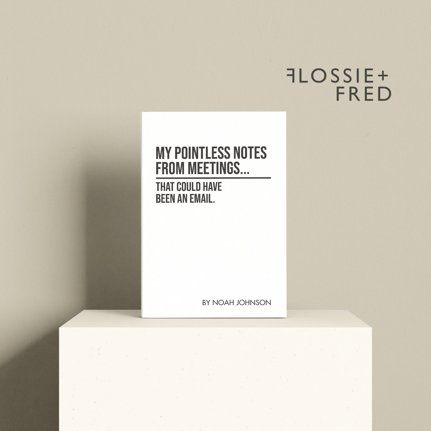 Funny Personalised "Pointless Notes From Meetings" Notebook