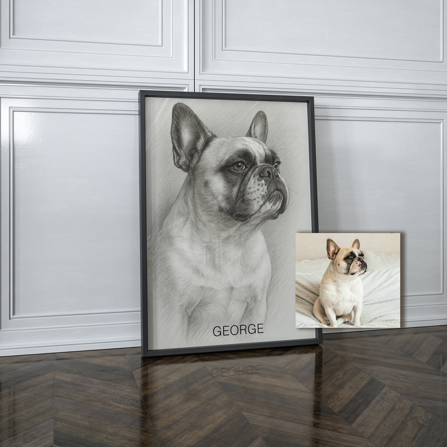 Personalised Sketch Style Pet Portrait Print