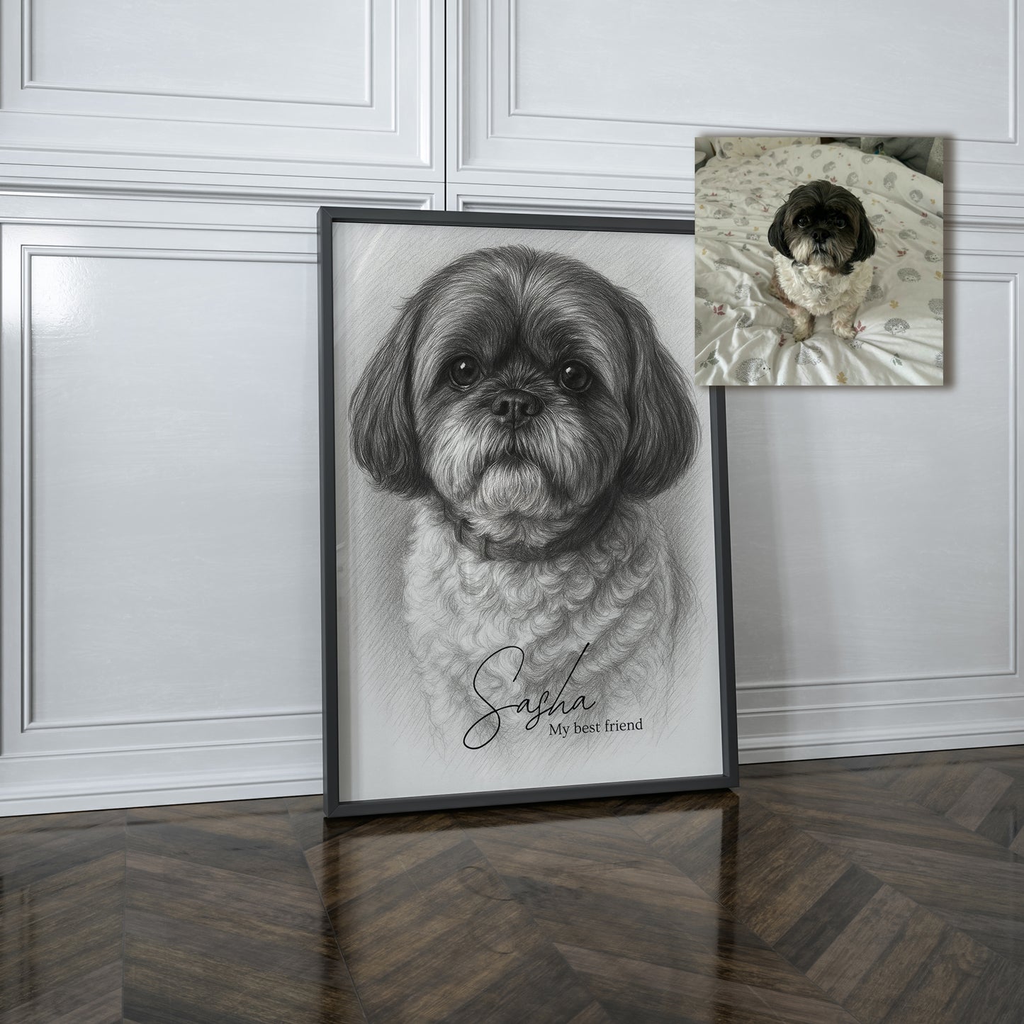 Personalised Sketch Style Pet Portrait Print