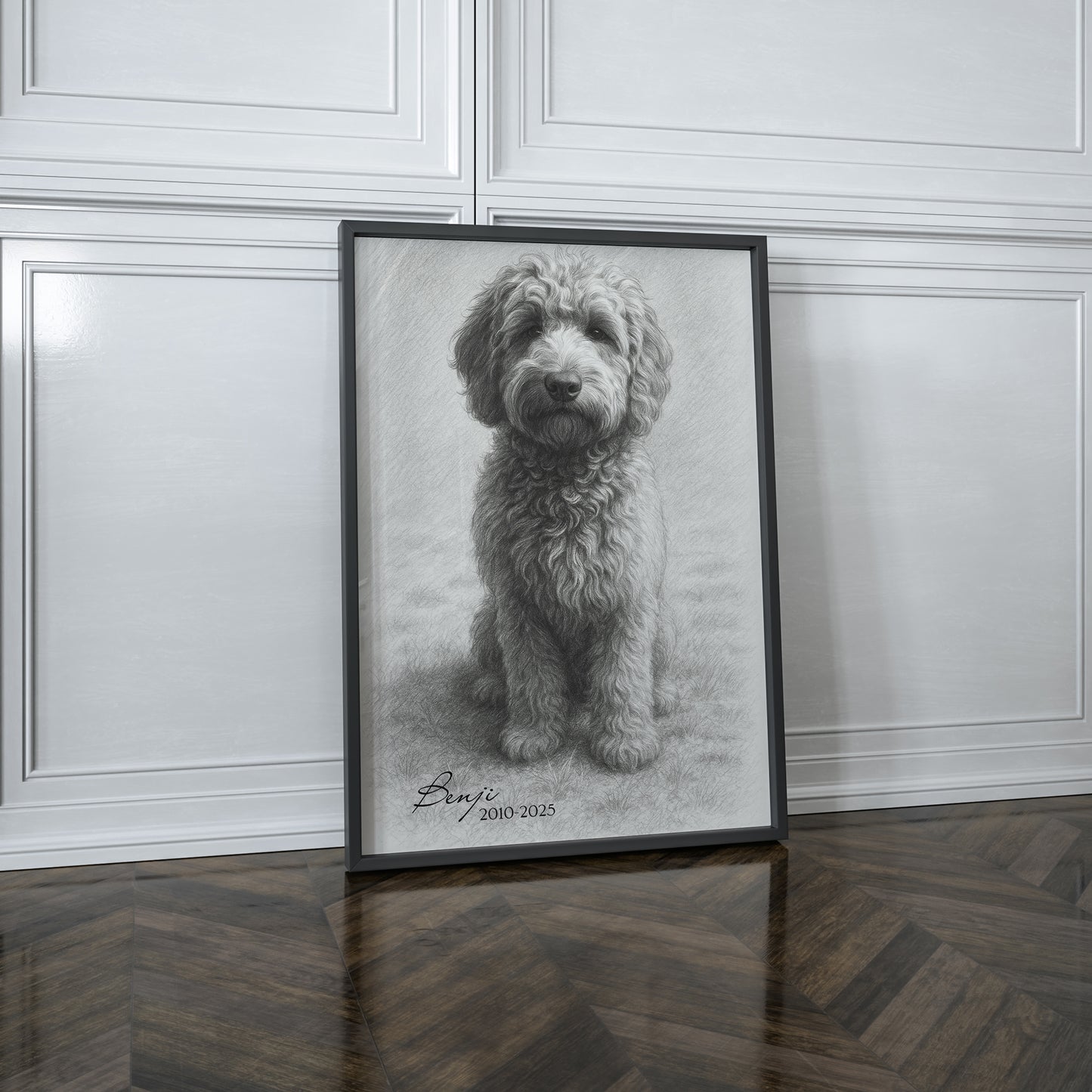 Personalised Sketch Style Pet Portrait Print