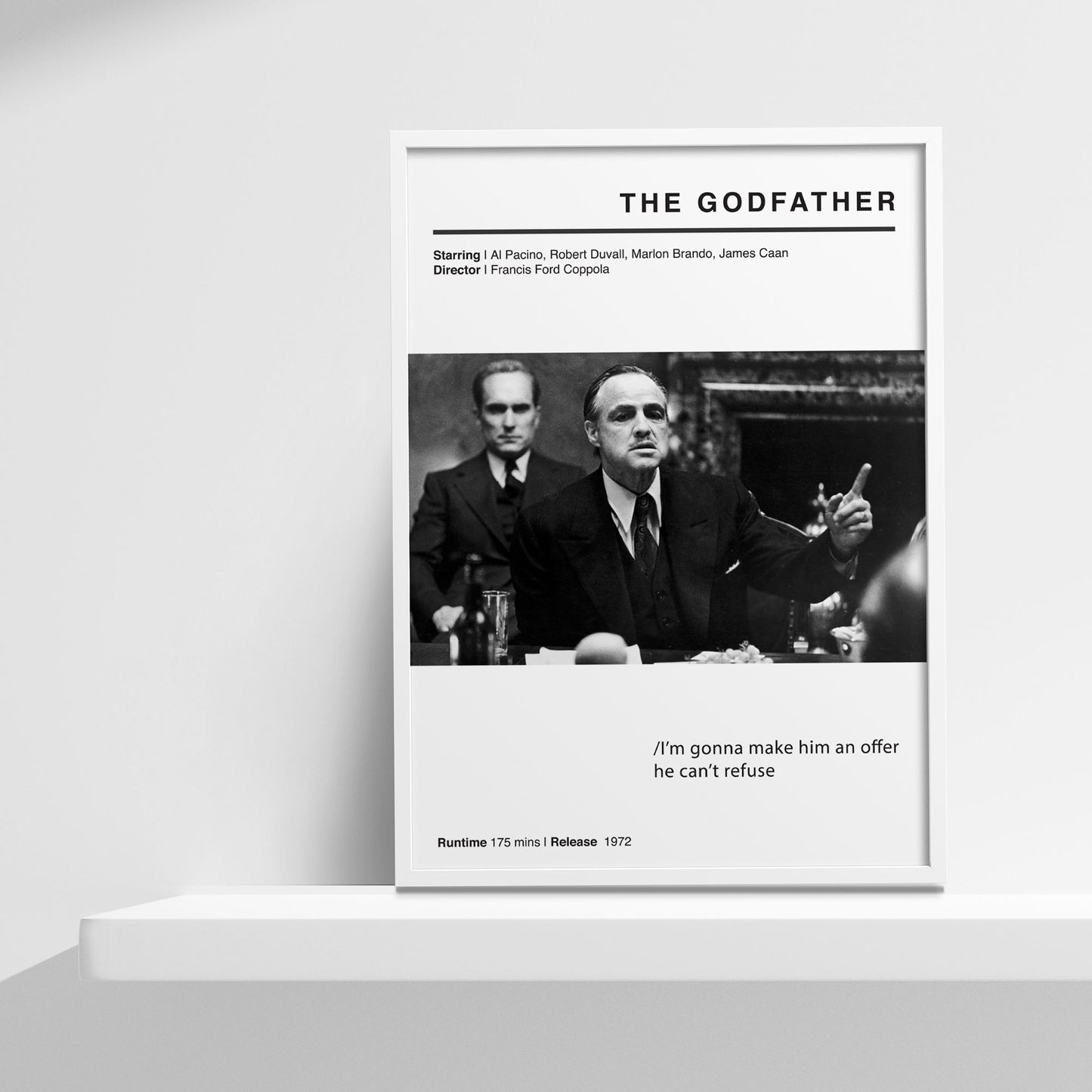 The Godfather Movie Poster