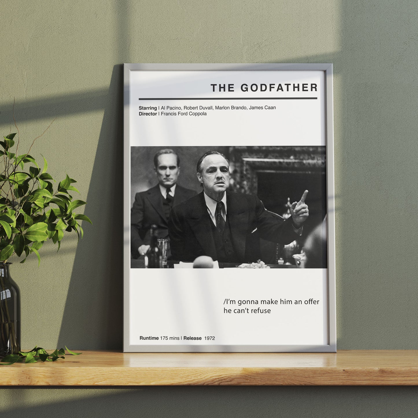 The Godfather Movie Poster