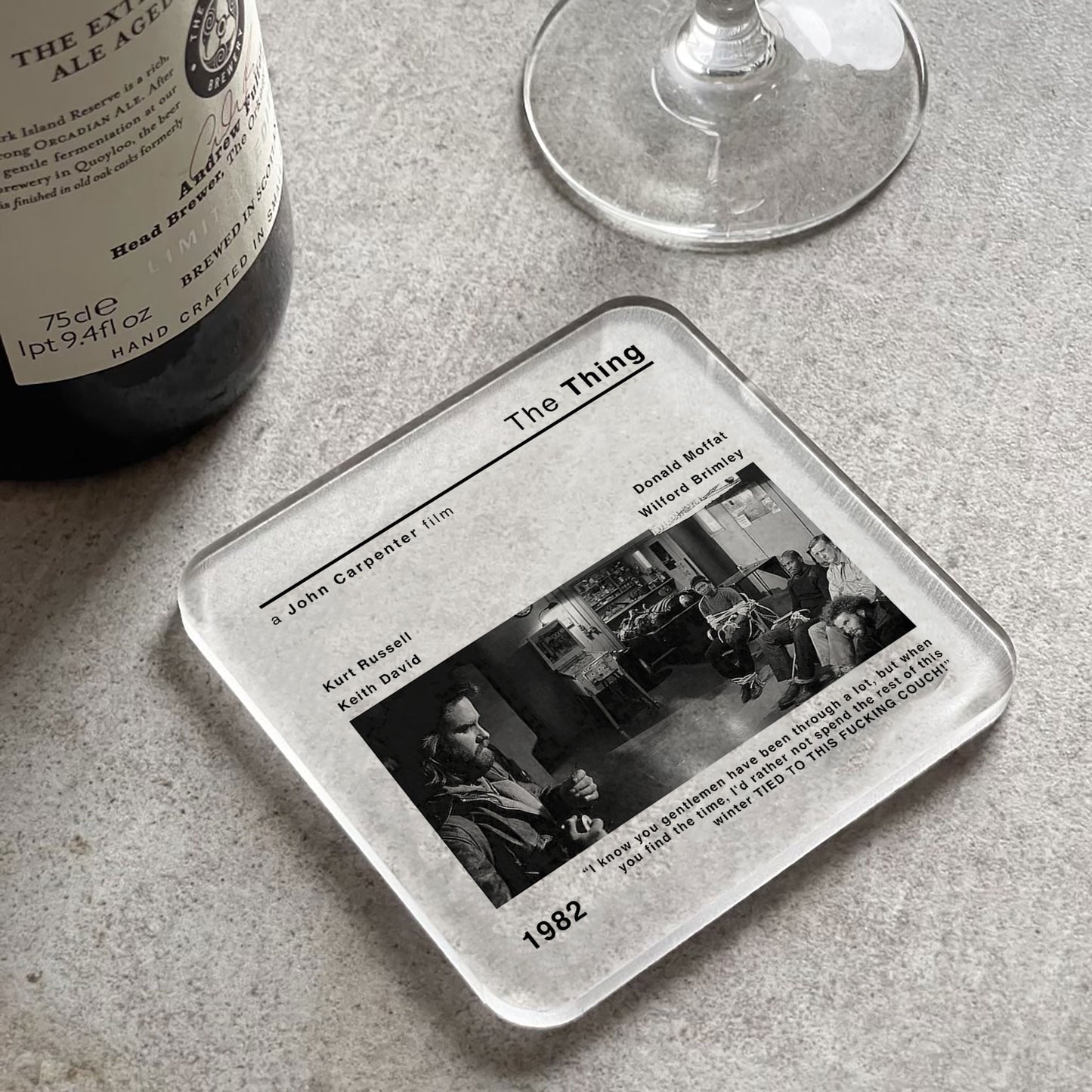 The Thing Movie Film Coaster