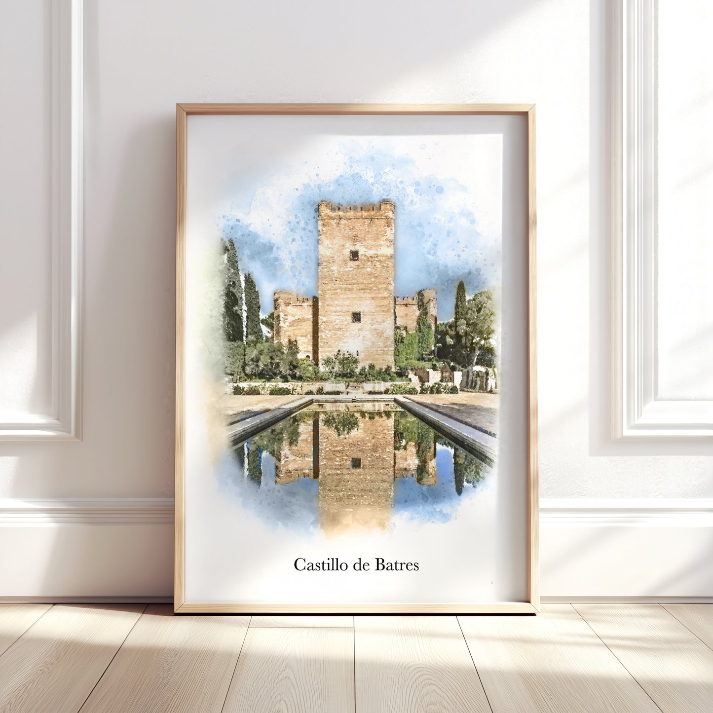 Personalised Watercolour Church Portrait