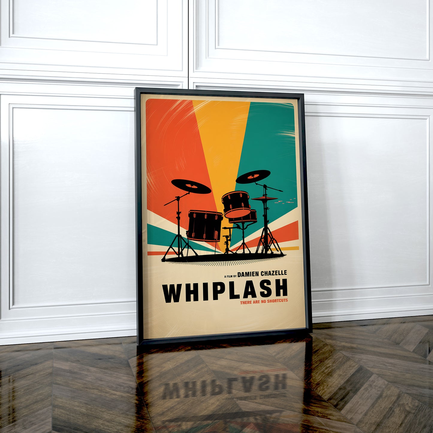 Whiplash Mid-Century Graphic Design Movie Poster