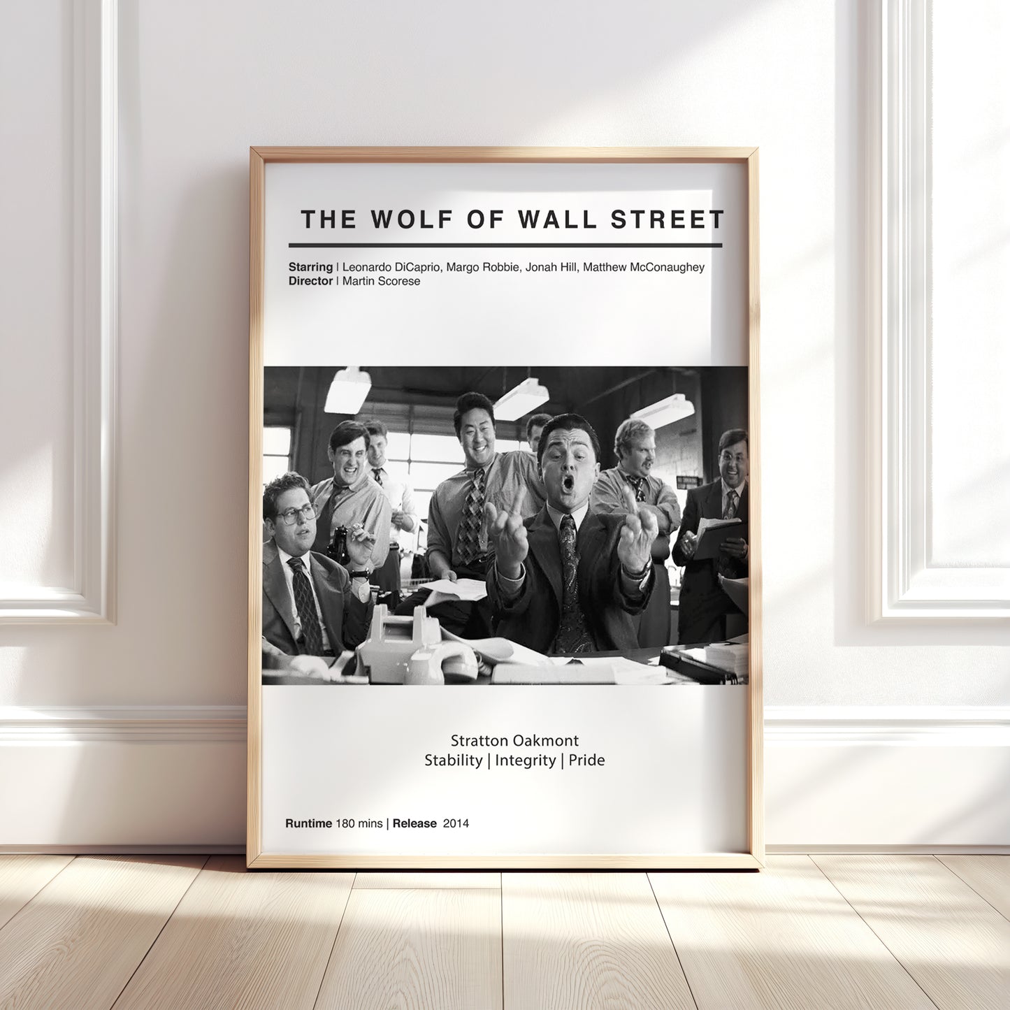The Wolf Of Wall Street Movie Poster