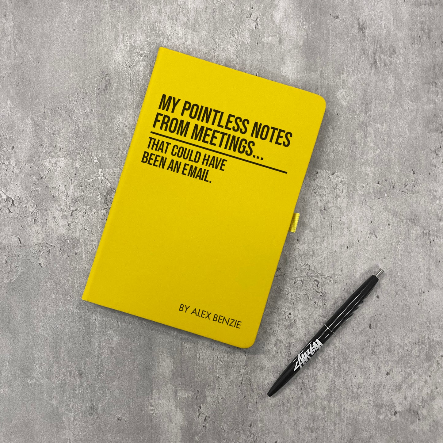 Funny Personalised "Pointless Notes From Meetings" Notebook
