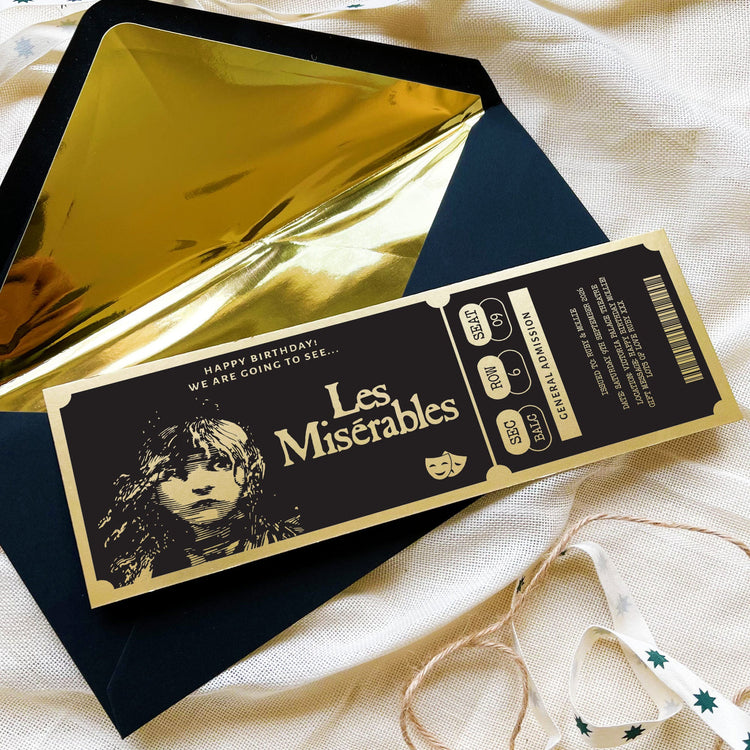 Metallic Ticket Gifts