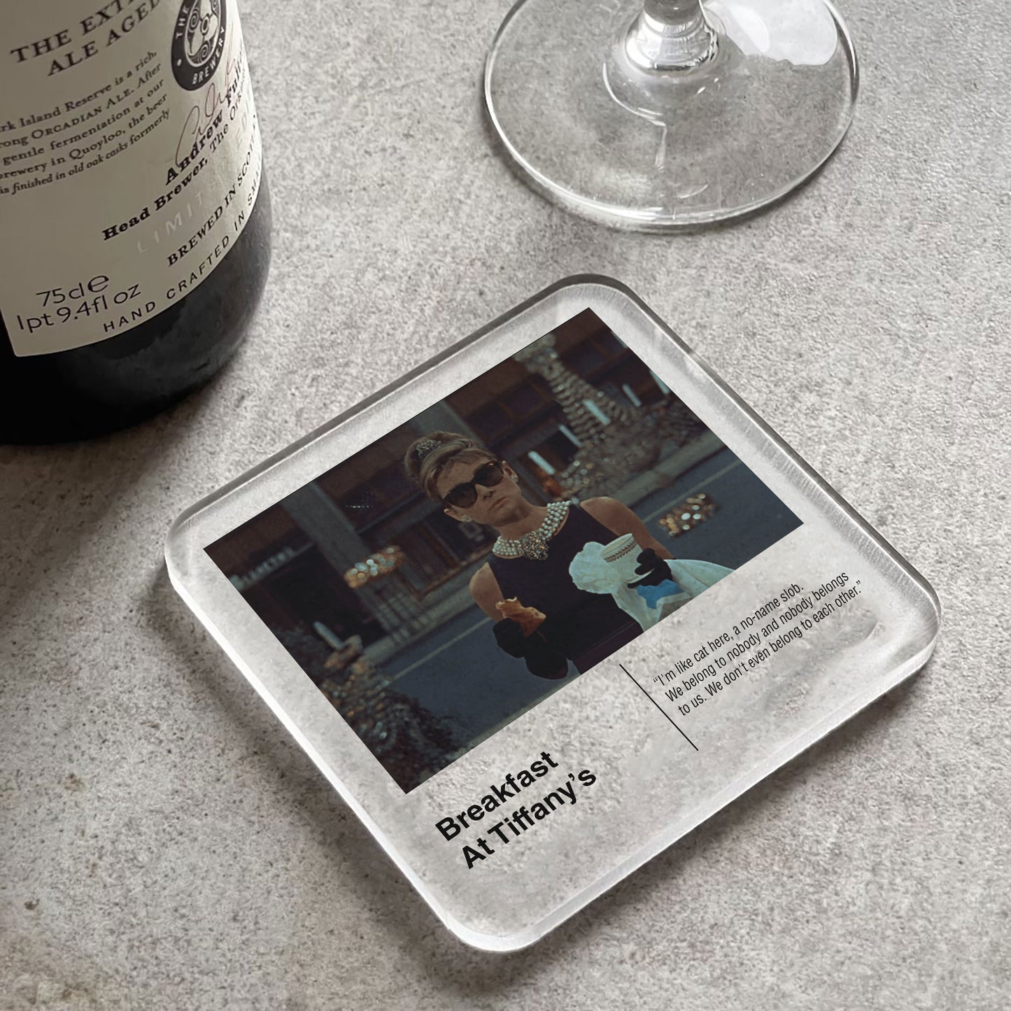 Breakfast At Tiffanys Movie Drinks Coaster