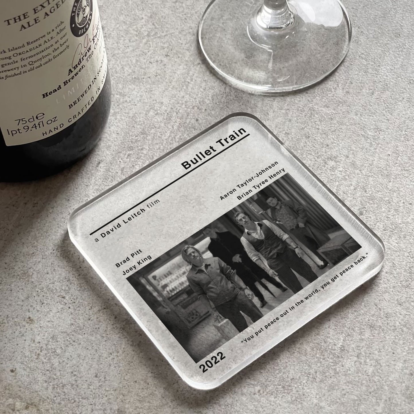 Bullet Train Movie Film Coaster