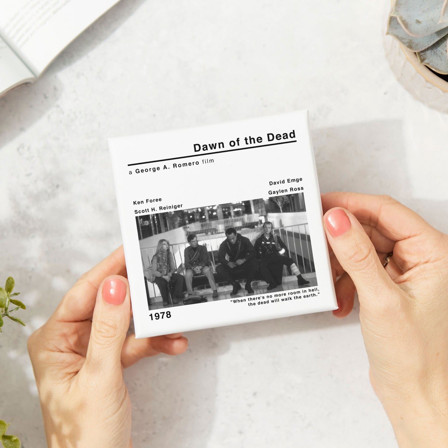 Dawn of The Dead Movie Film Coaster