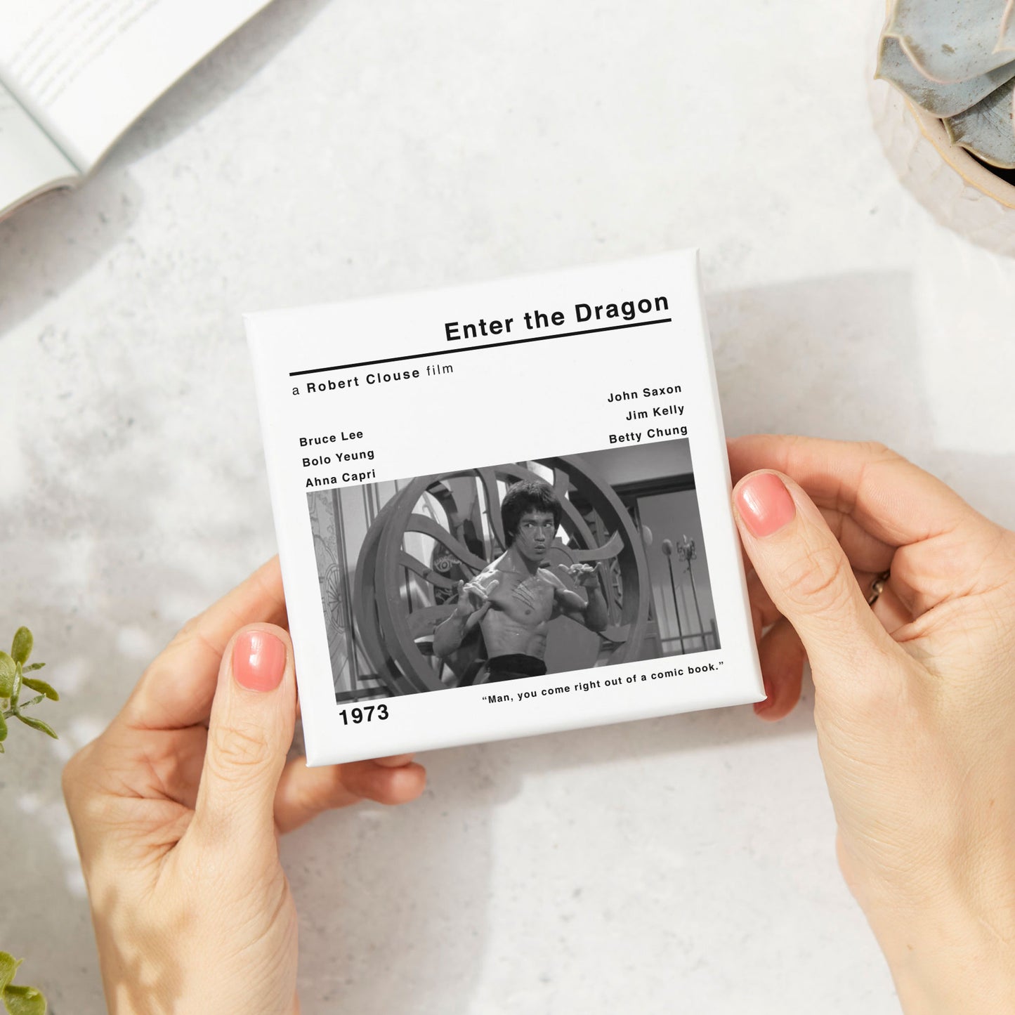 Enter The Dragon Movie Film Coaster