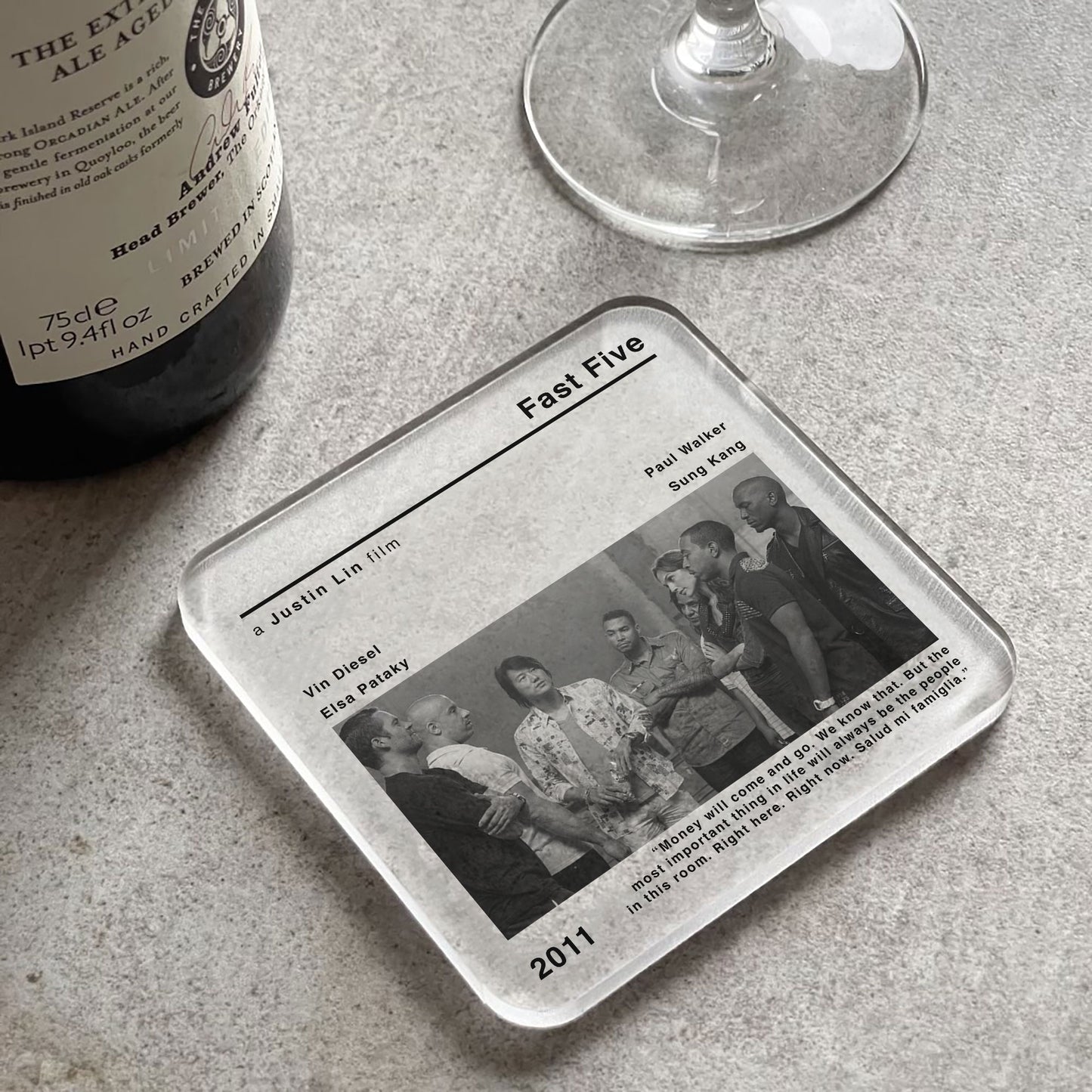 Fast Five Movie Film Coaster