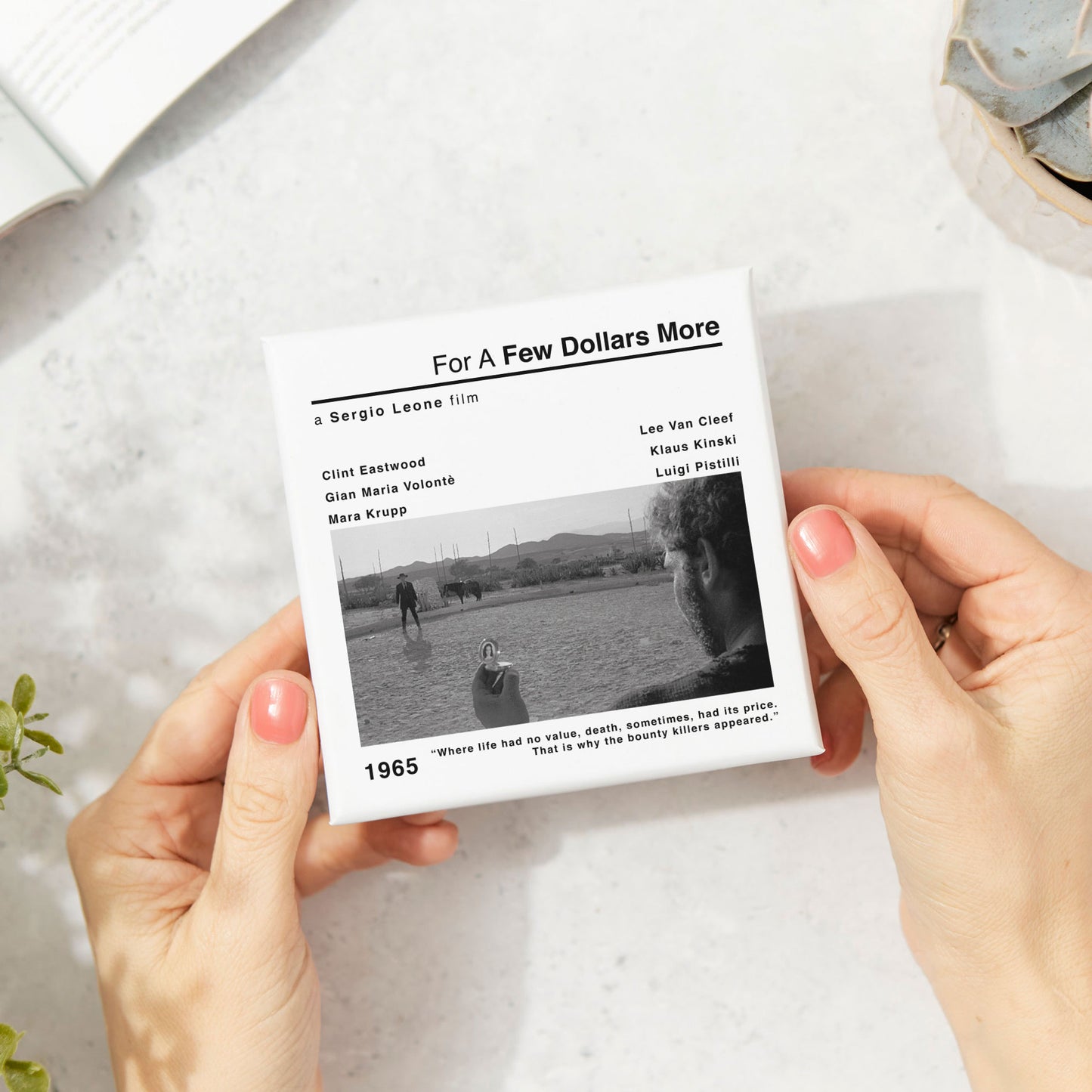 For A Few Dollars More Movie Film Coaster