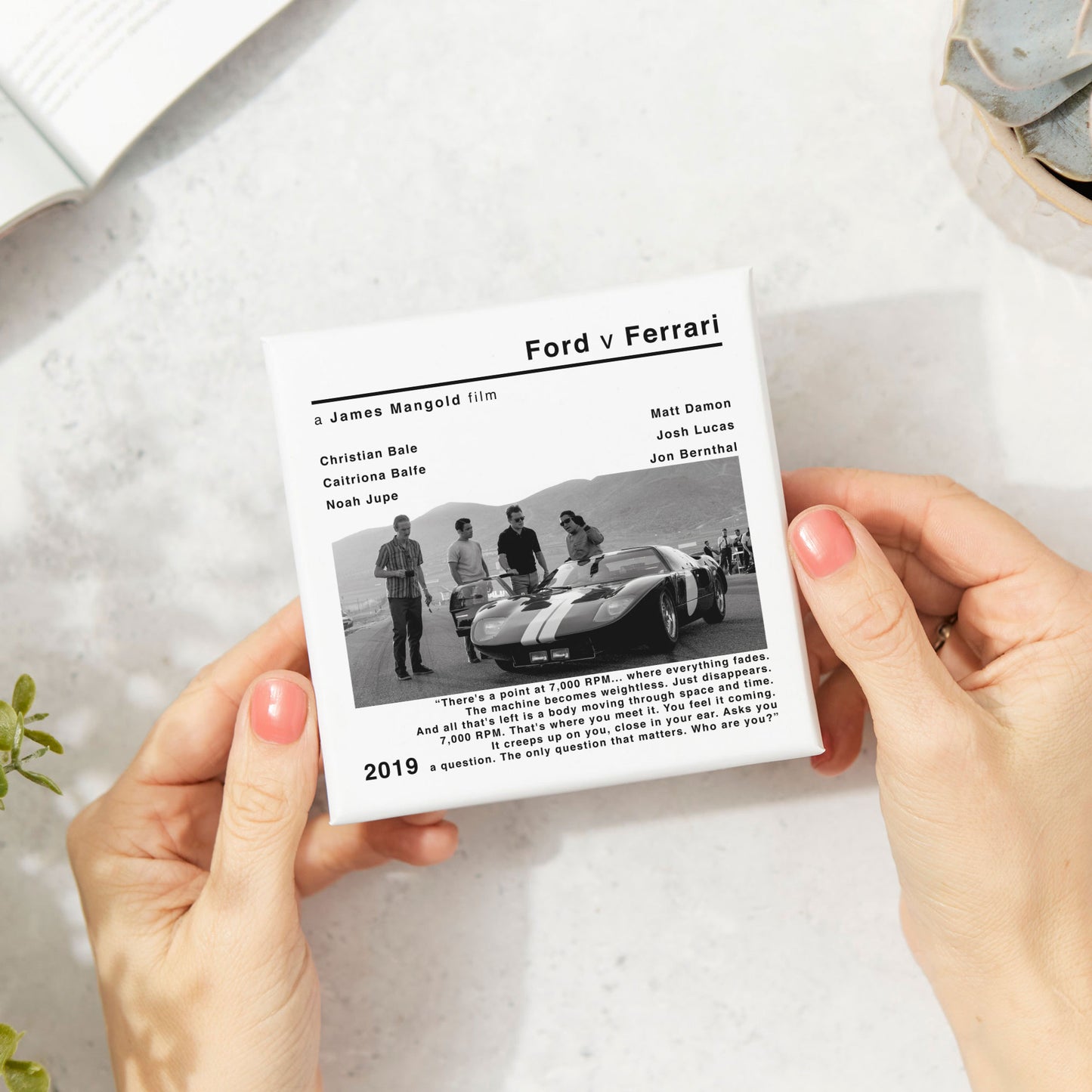 Ford v Ferrari Movie Film Coaster