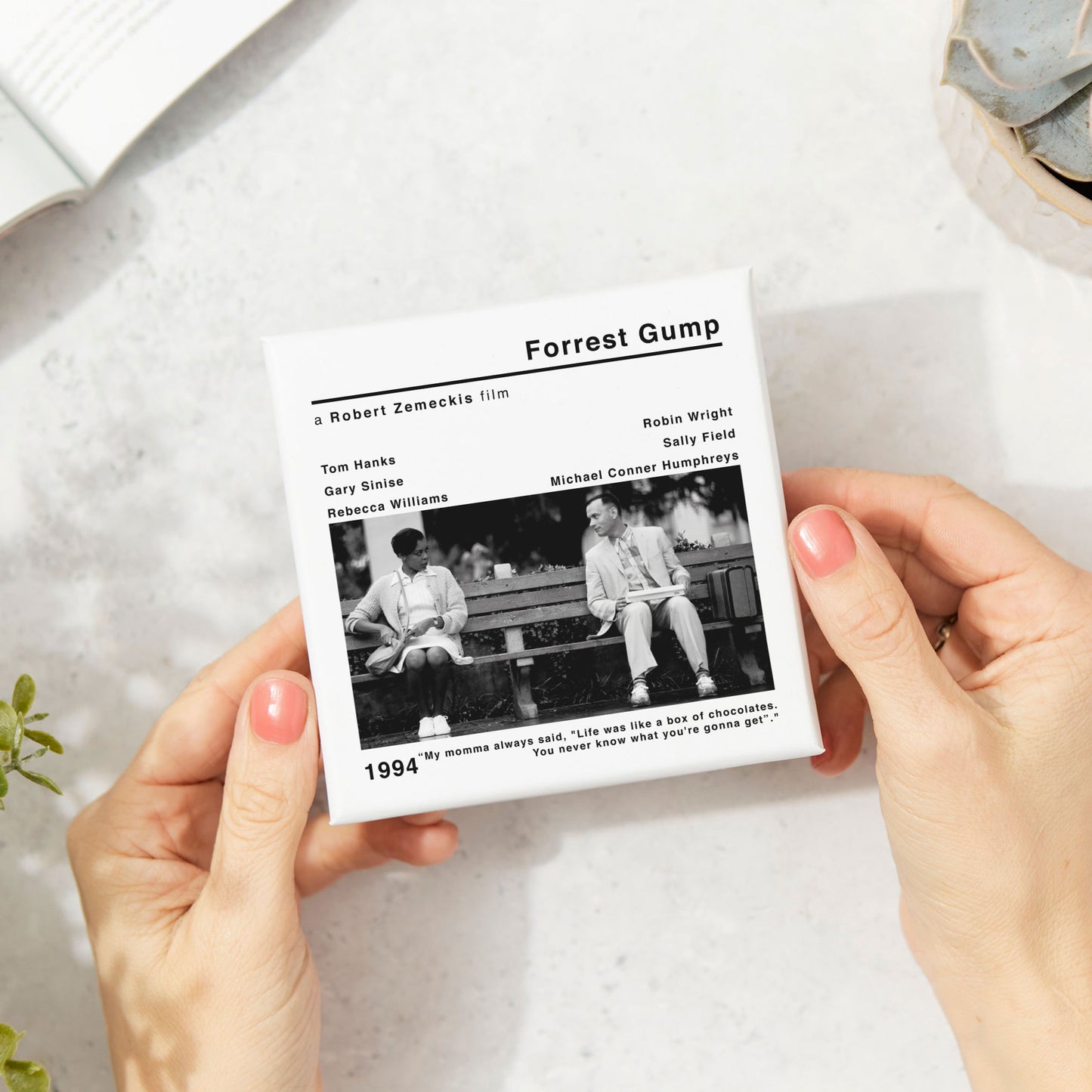 Forrest Gump Movie Film Coaster