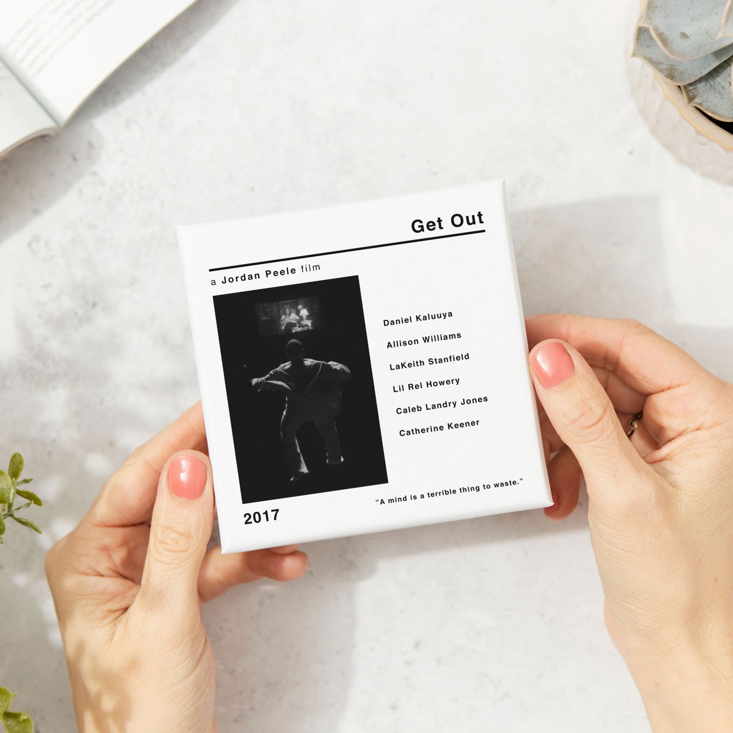 Get Out Movie Film Coaster