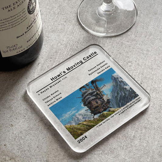 Howl's Moving Castle Movie Film Coaster