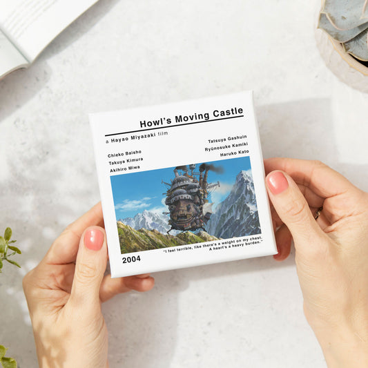 Howl's Moving Castle Movie Film Coaster