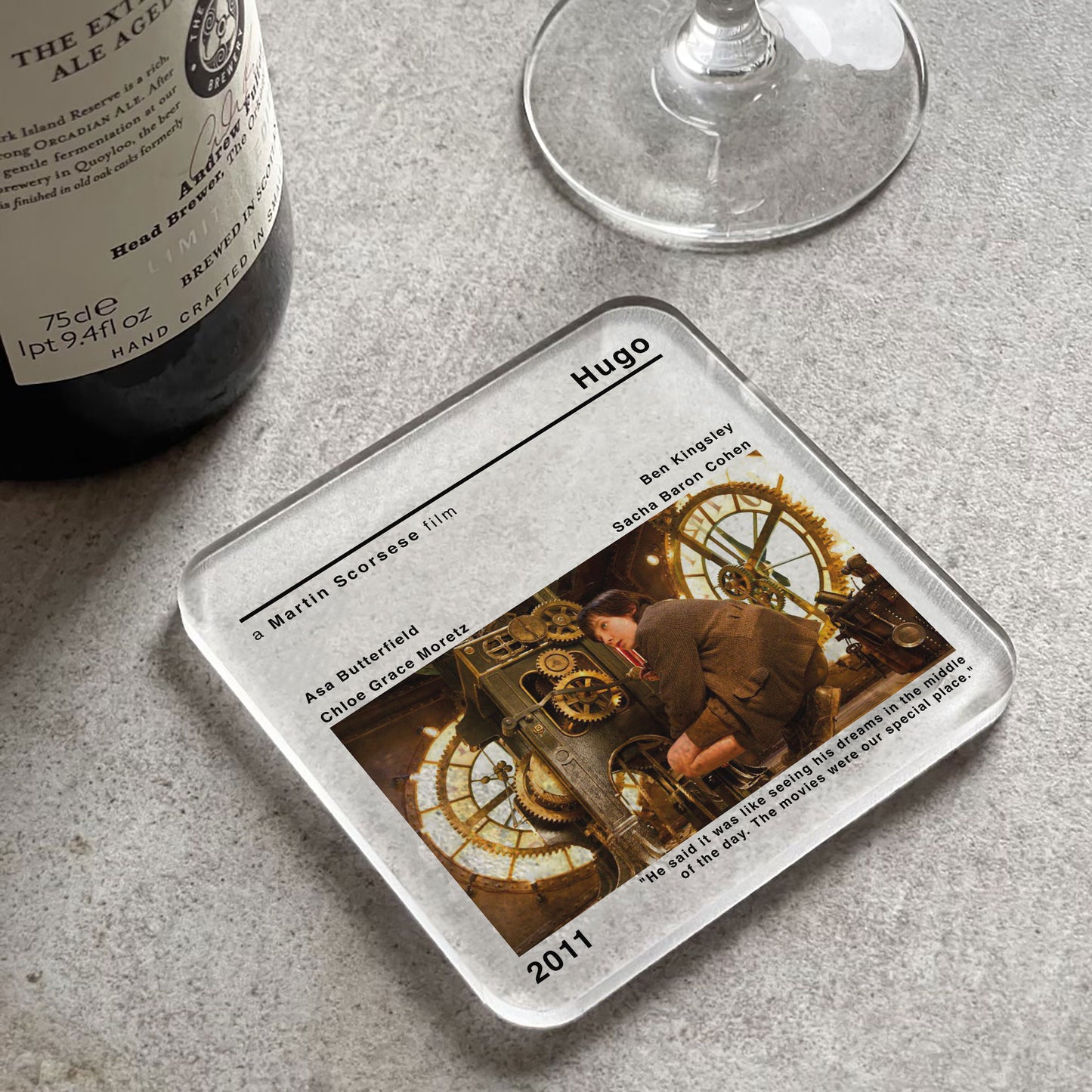 Hugo Movie Film Coaster