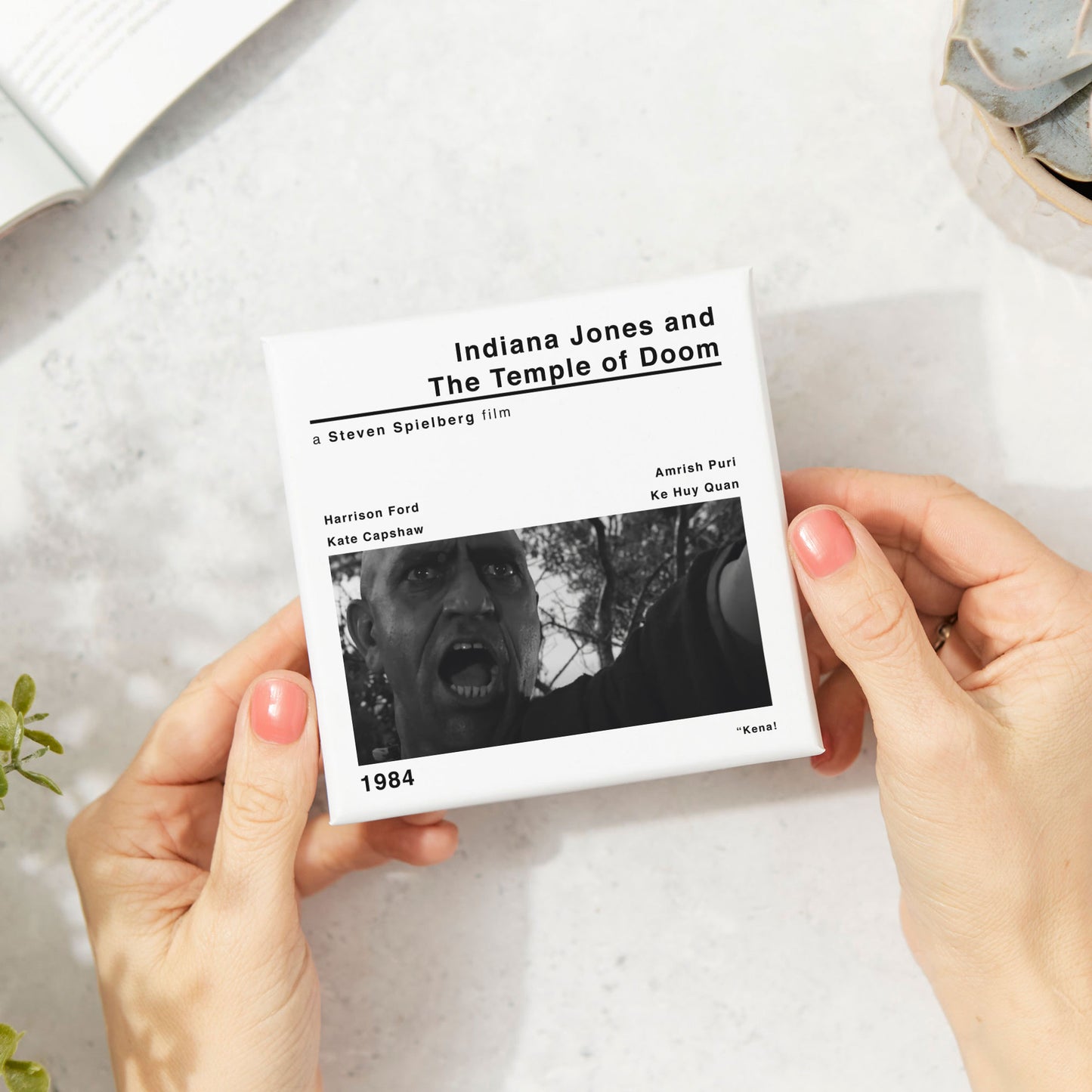 Indiana Jones and The Temple of Doom Movie Film Coaster