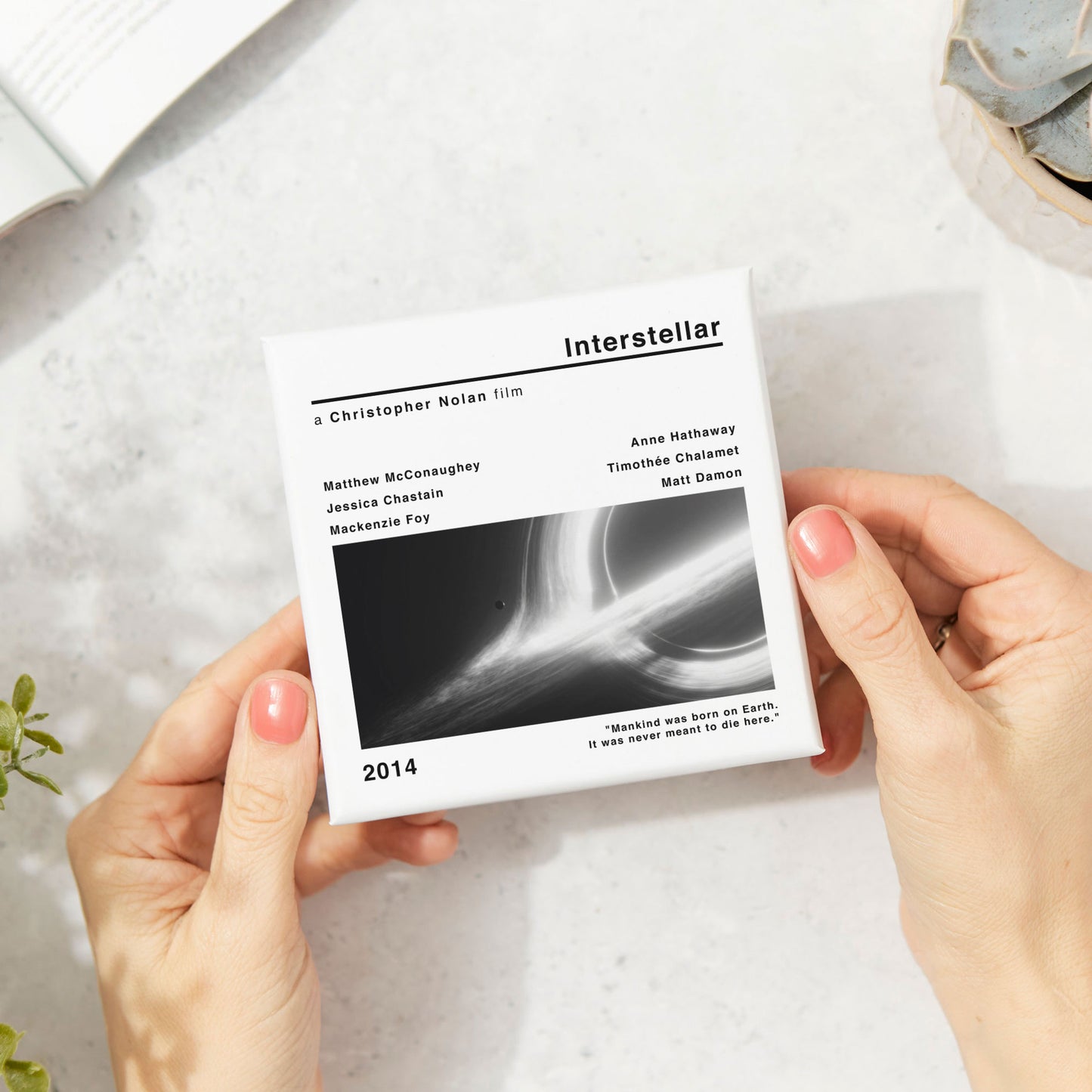 Interstellar Movie Film Coaster