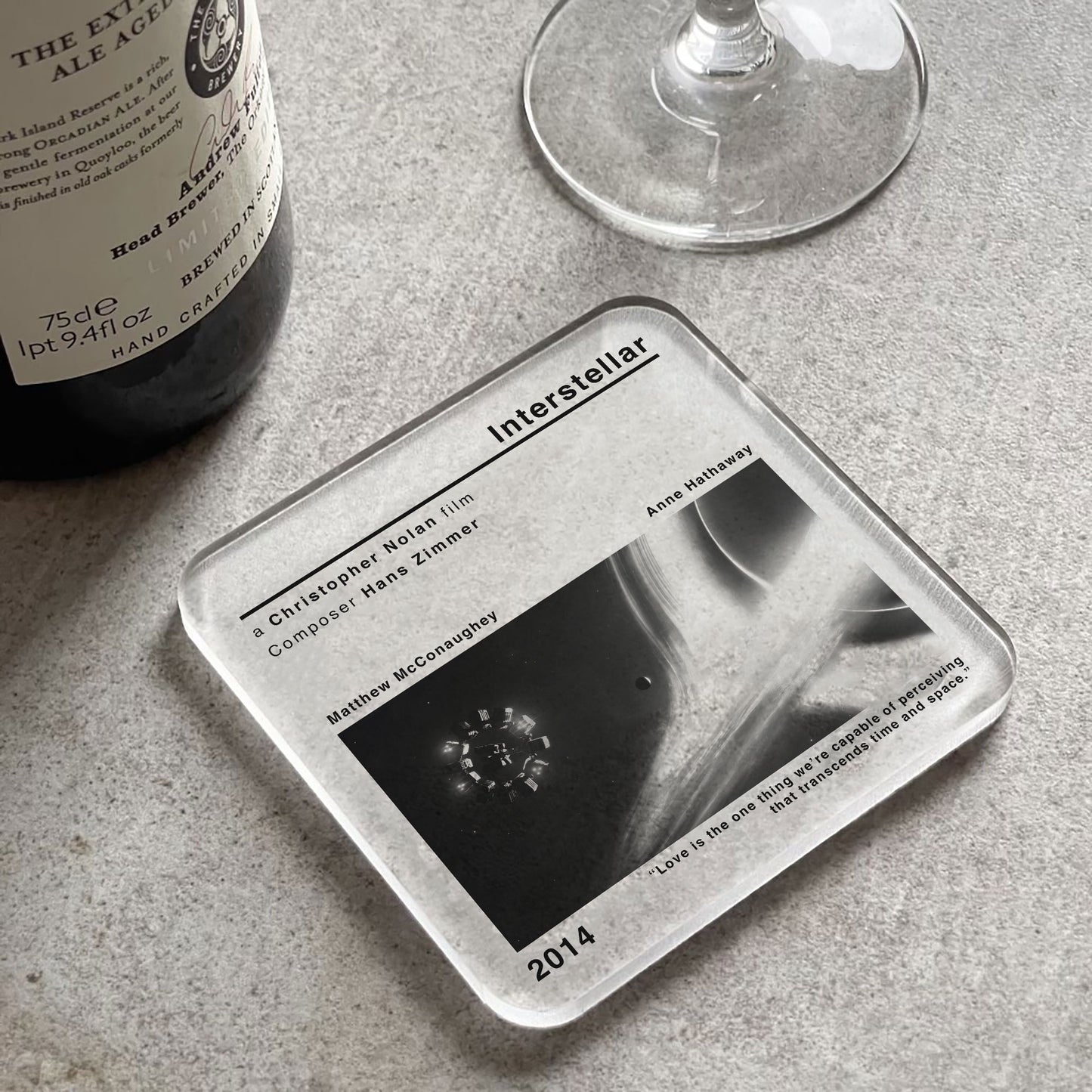 Interstellar Movie Film Coaster