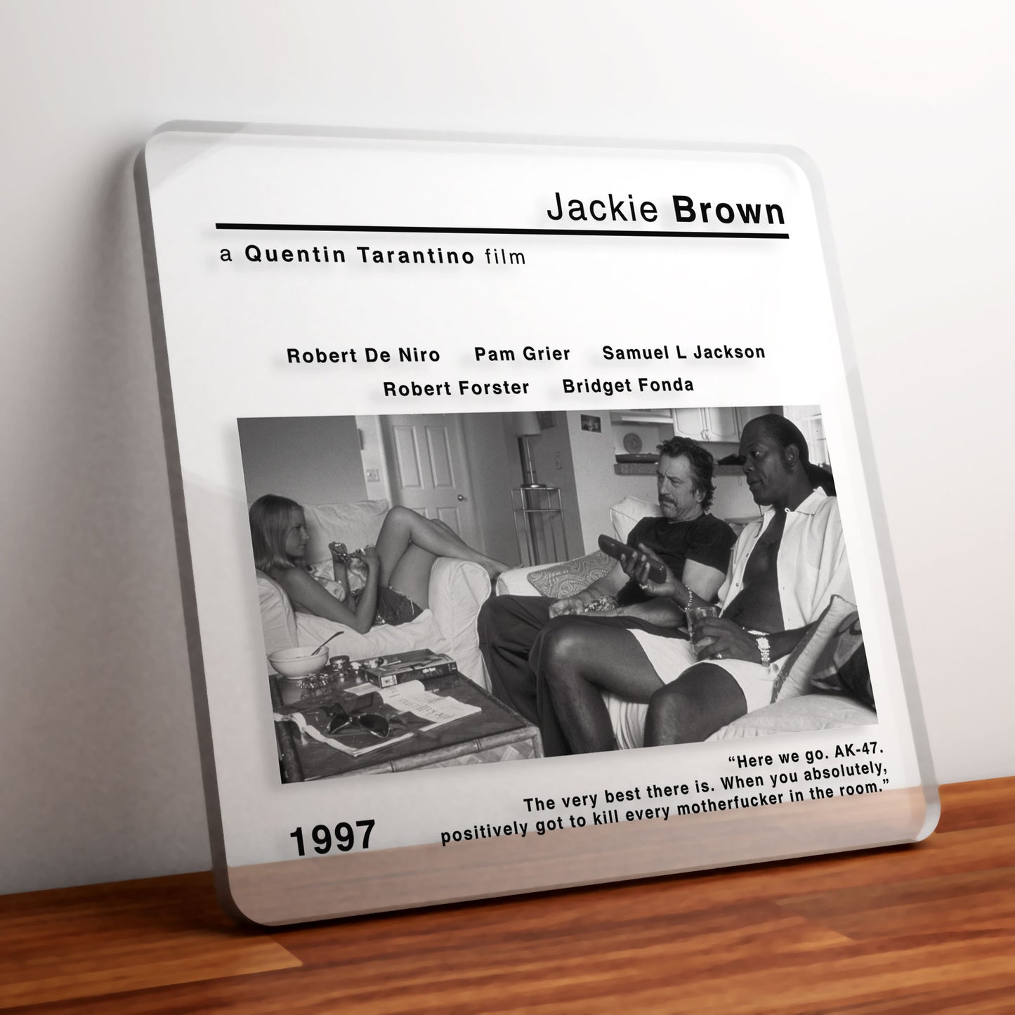 Jackie Brown Movie Film Coaster