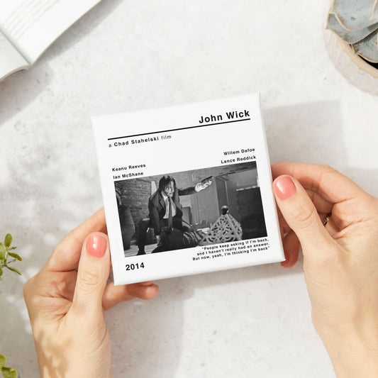 John Wick Movie Film Coaster