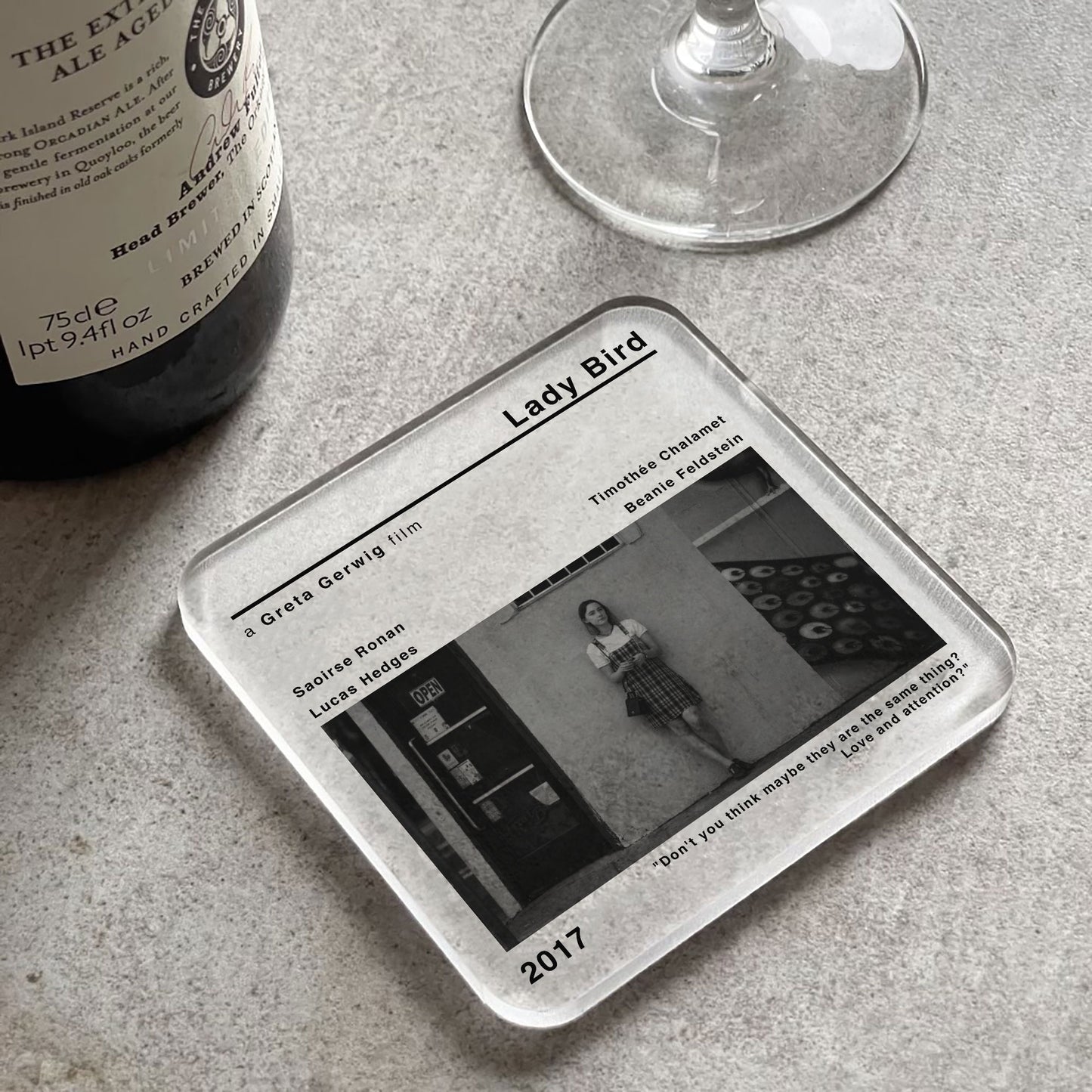 Lady Bird Movie Film Coaster