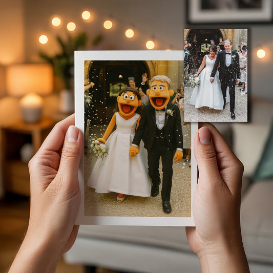 Personalised Muppets Style Puppet Card